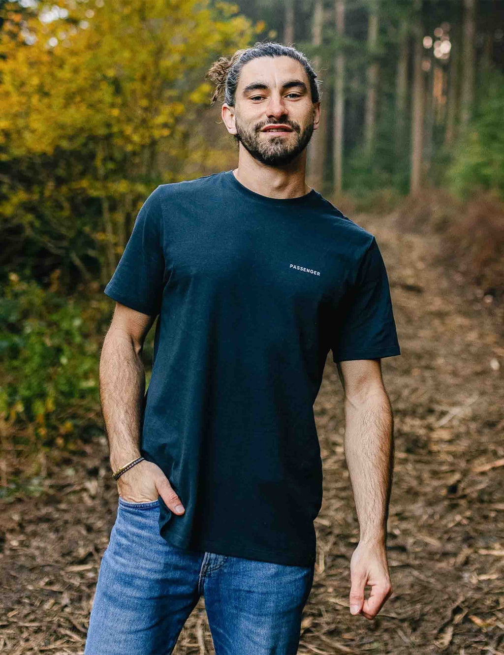 Made To Roam Recycled Cotton T-Shirt - Deep Navy