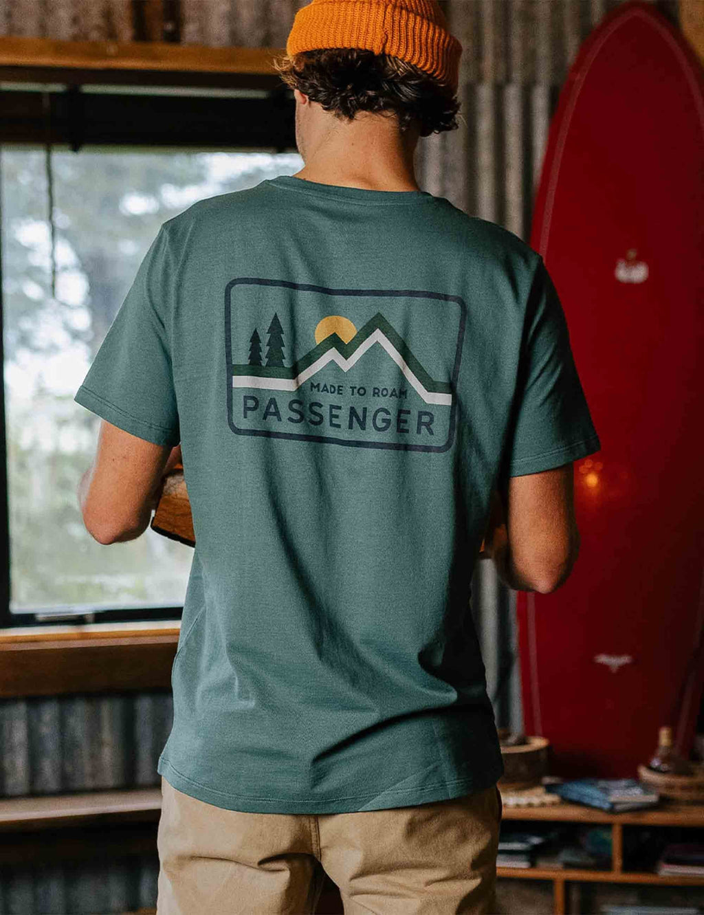 Made To Roam Recycled Cotton T-Shirt - Deep Ocean