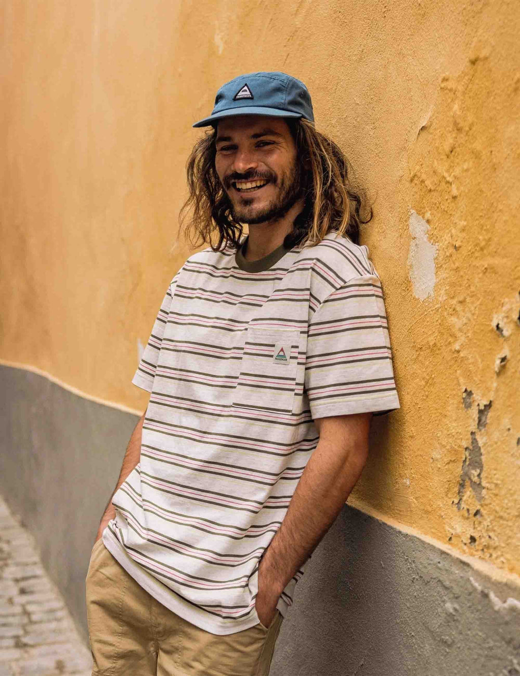 Fixie Recycled 5 Panel Cap - Tidal Blue