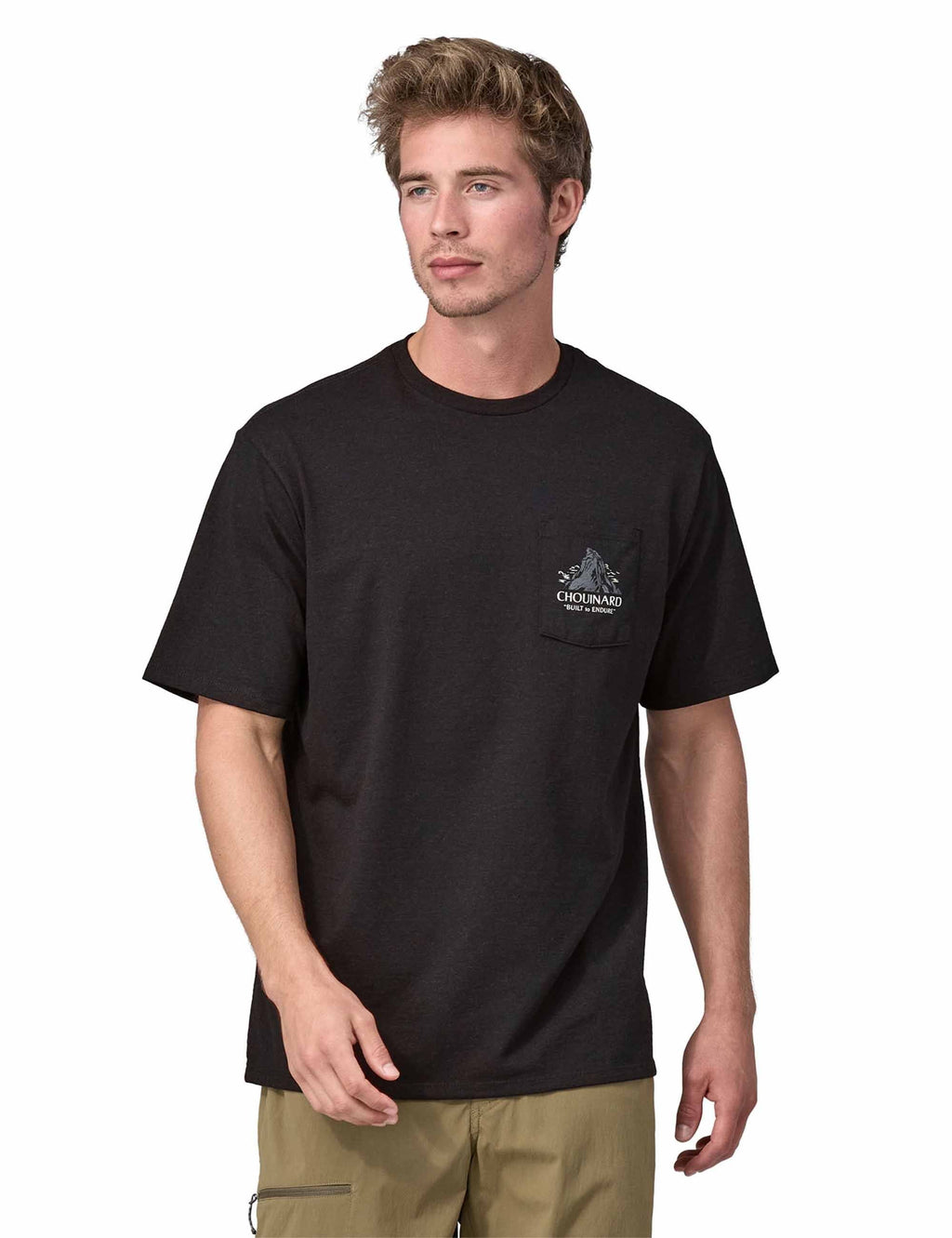 Chouinard Crest Pocket Responsibili T-Shirt - Ink Black