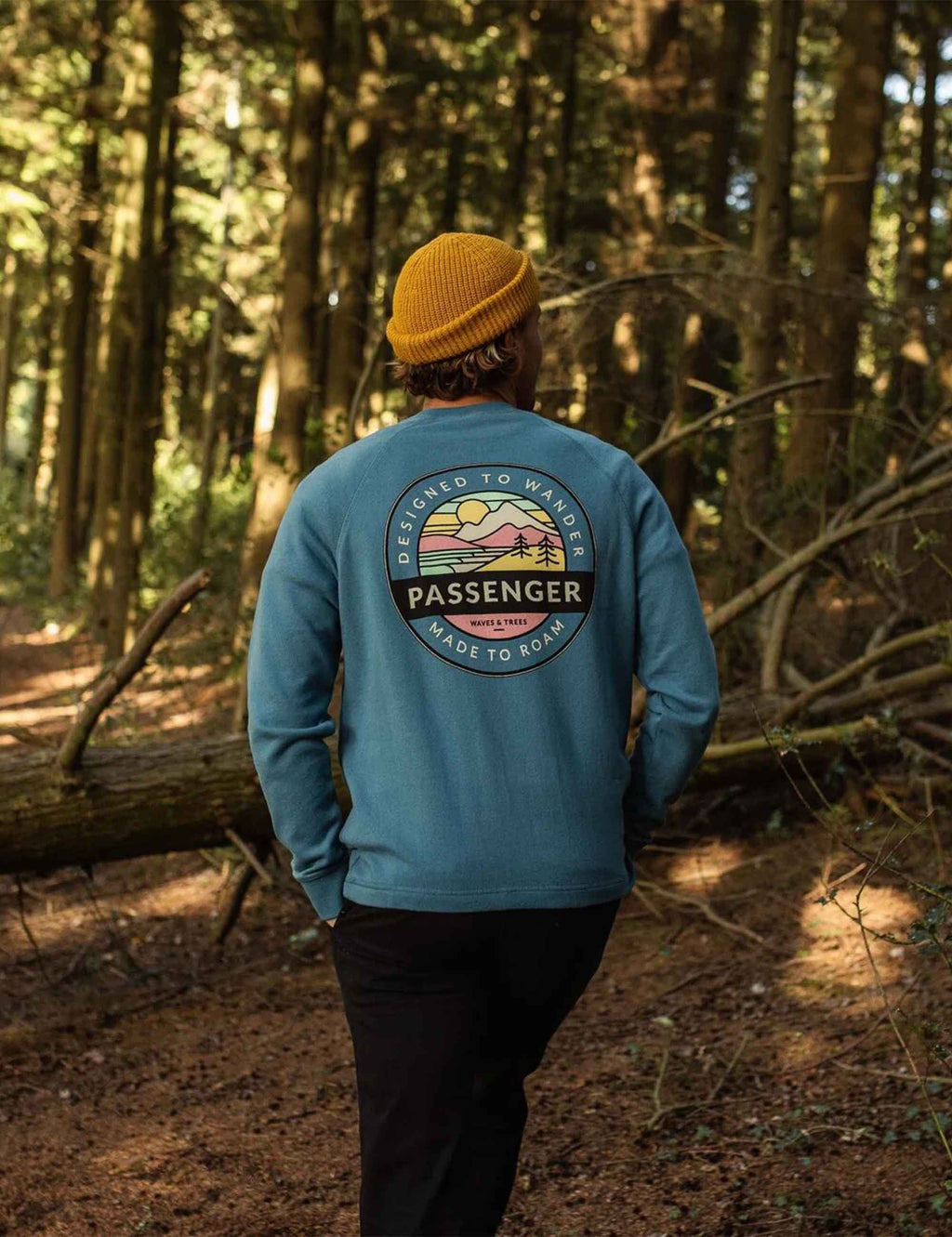 Odyssey Recycled Cotton Crew Sweat - Blue Steel