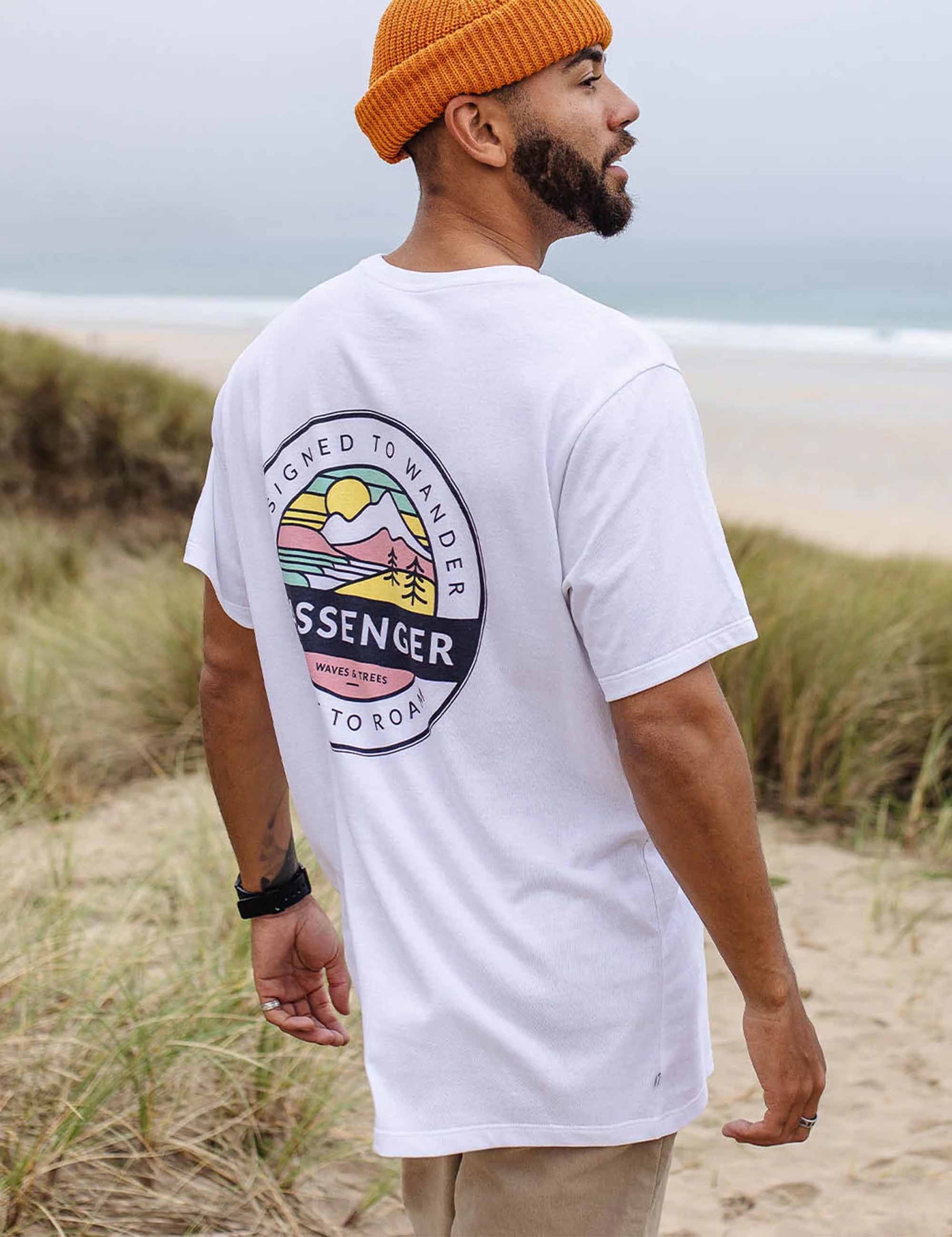 Passenger Odyssey Recycled Cotton T-Shirt - White