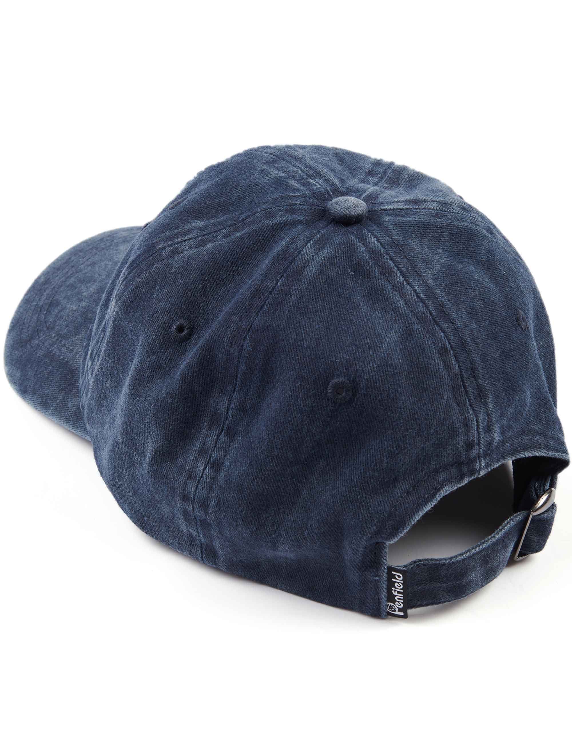 Penfield Washed Baseball Cap - Navy Blazer