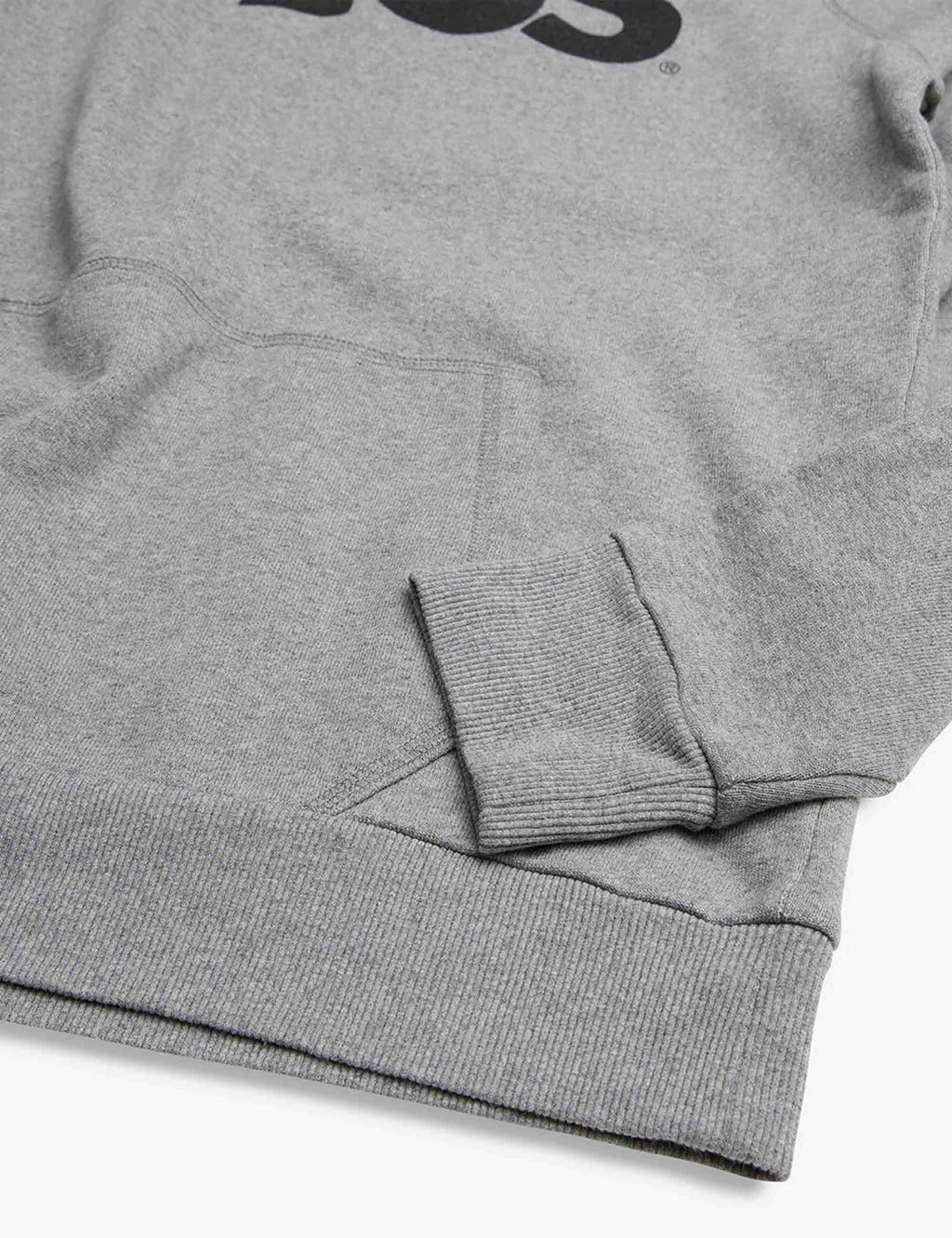 All Caps Hooded Sweat - Grey Heather
