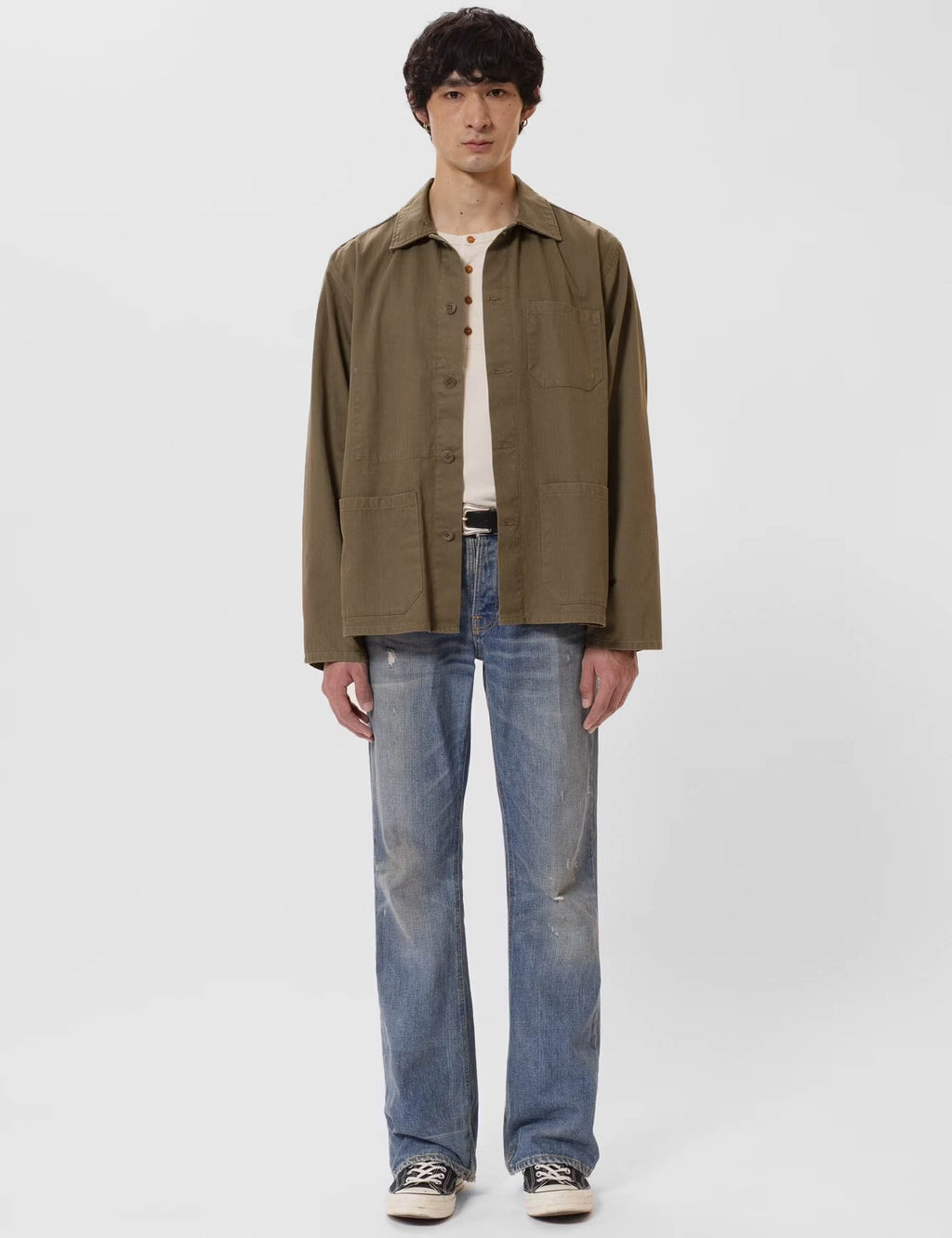 Buddy Herringbone Chore Jacket - Olive