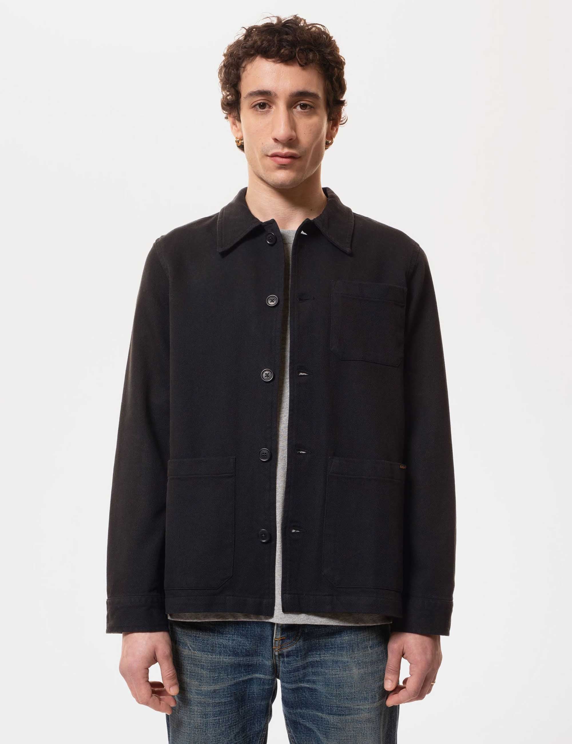Barney Worker Jacket - Black