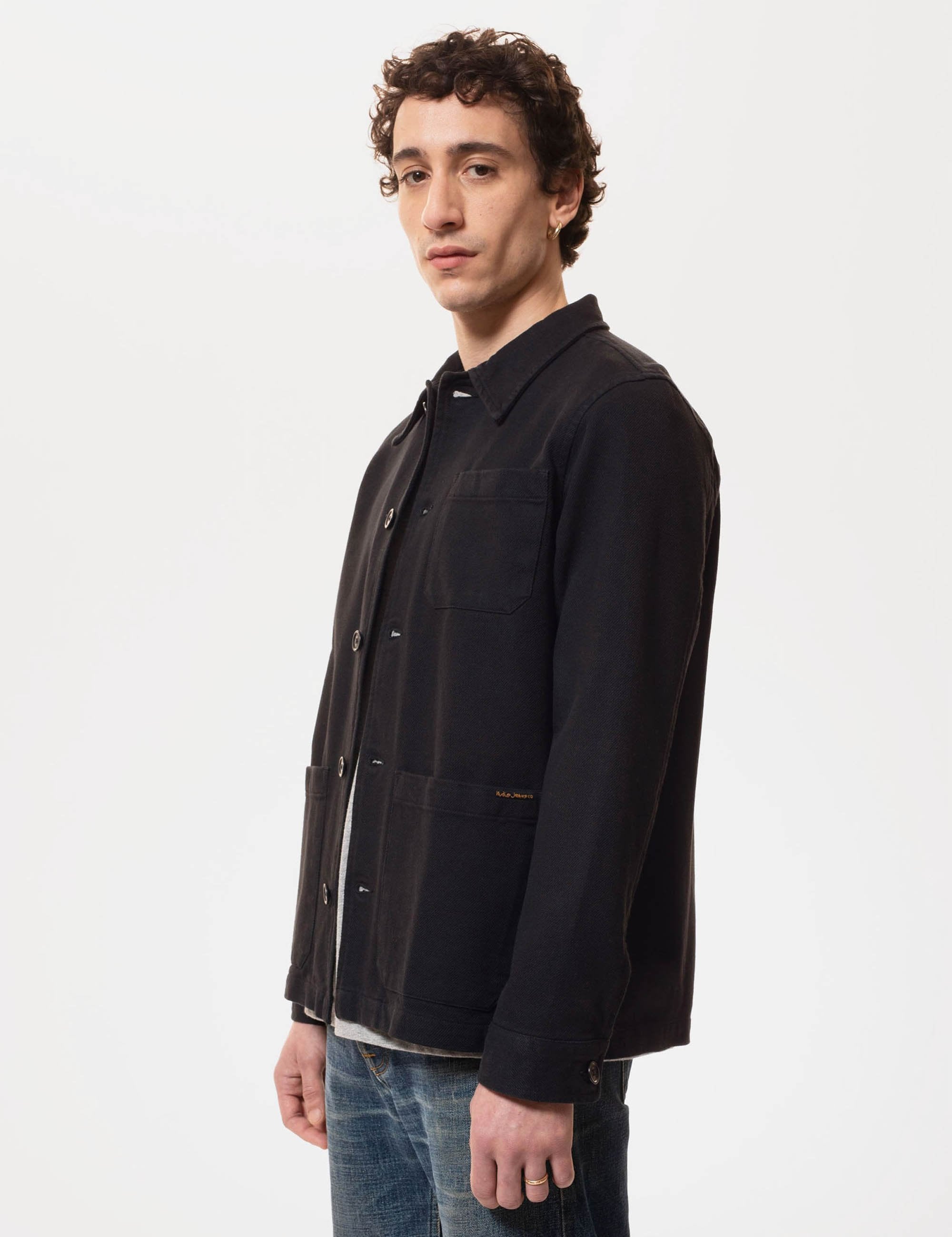 Barney Worker Jacket - Black