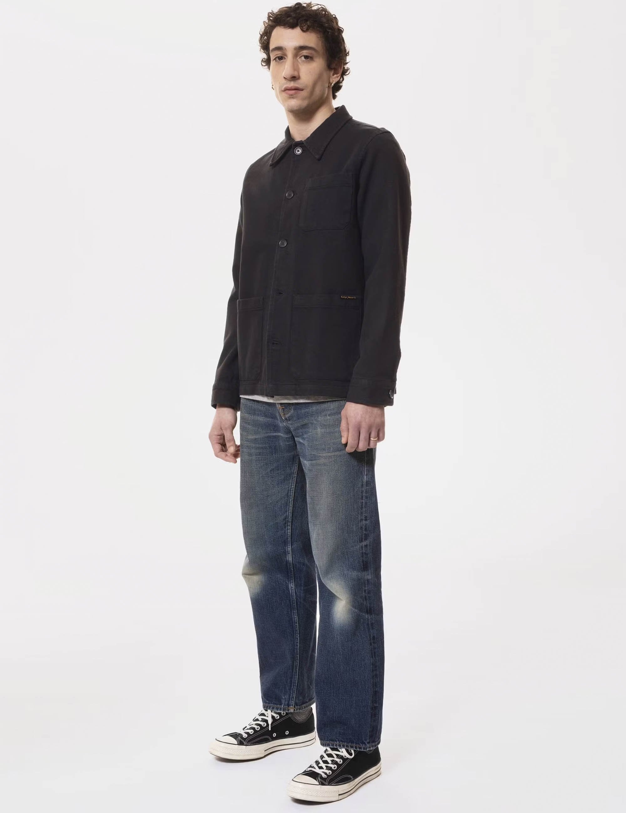 Barney Worker Jacket - Black
