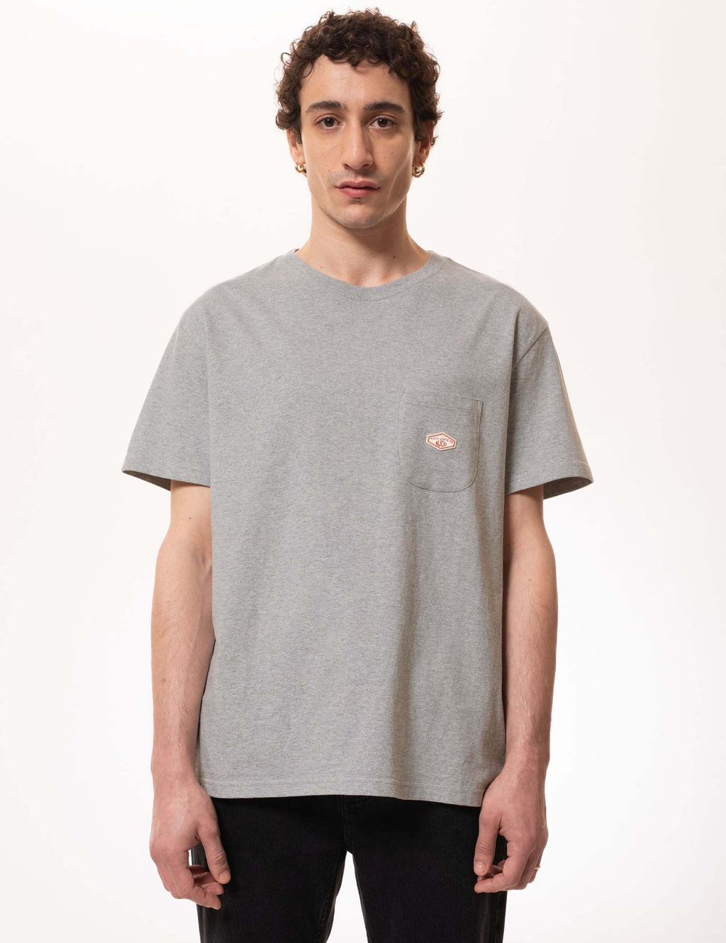 Leffe Pocket T-Shirt - Grey Melange