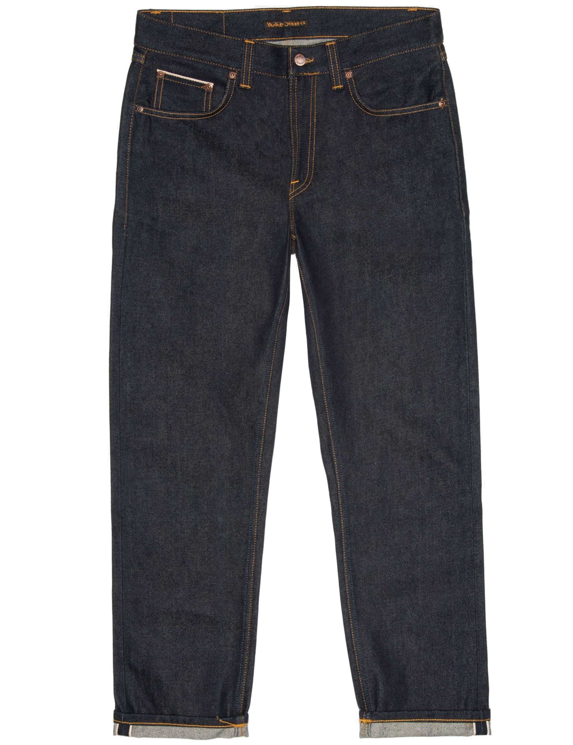 Nudie Jeans Gritty Jackson Selvedge Jeans - Dry Maze – Fat Buddha
