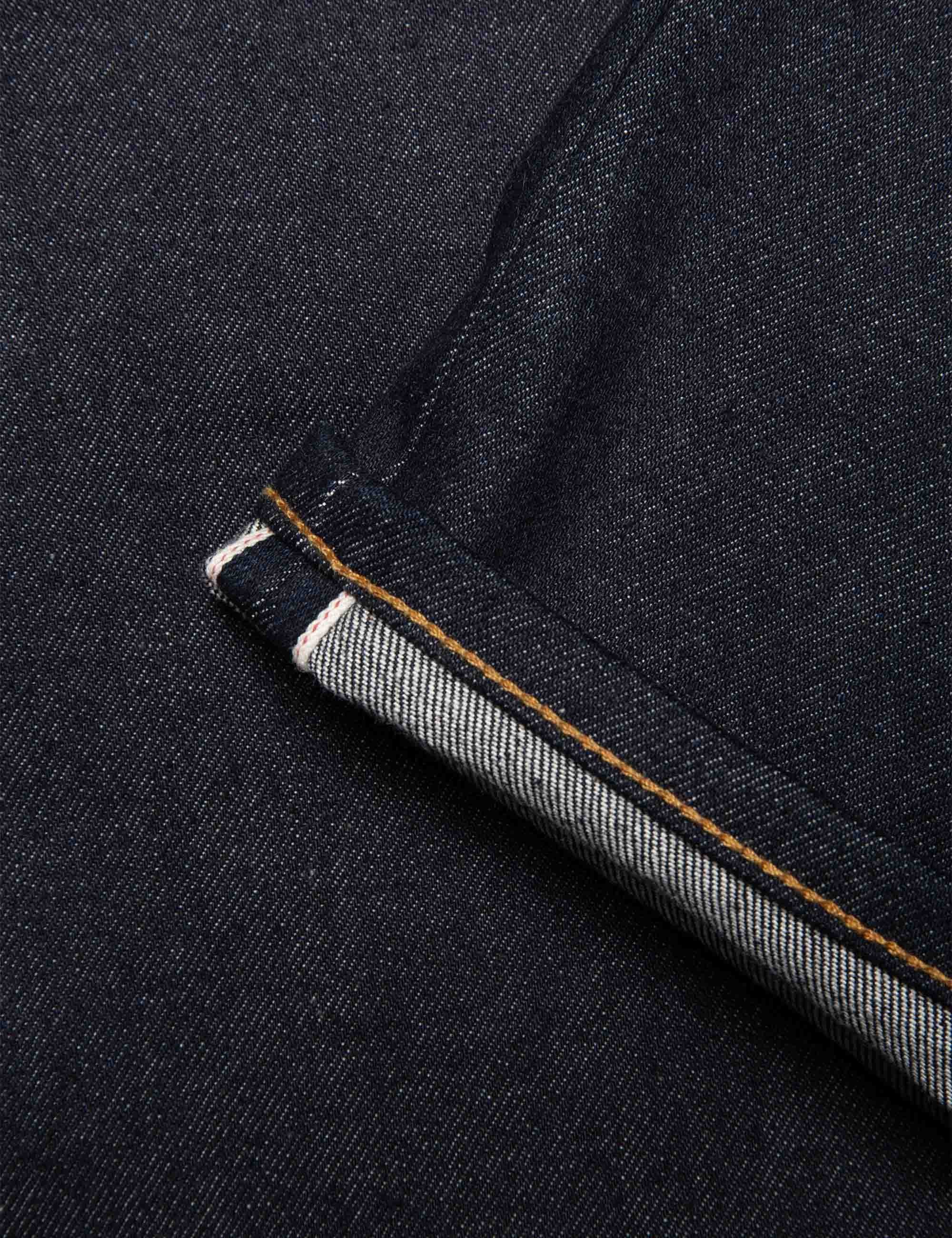 Nudie Jeans Gritty Jackson Selvedge Jeans - Dry Maze Selvedge