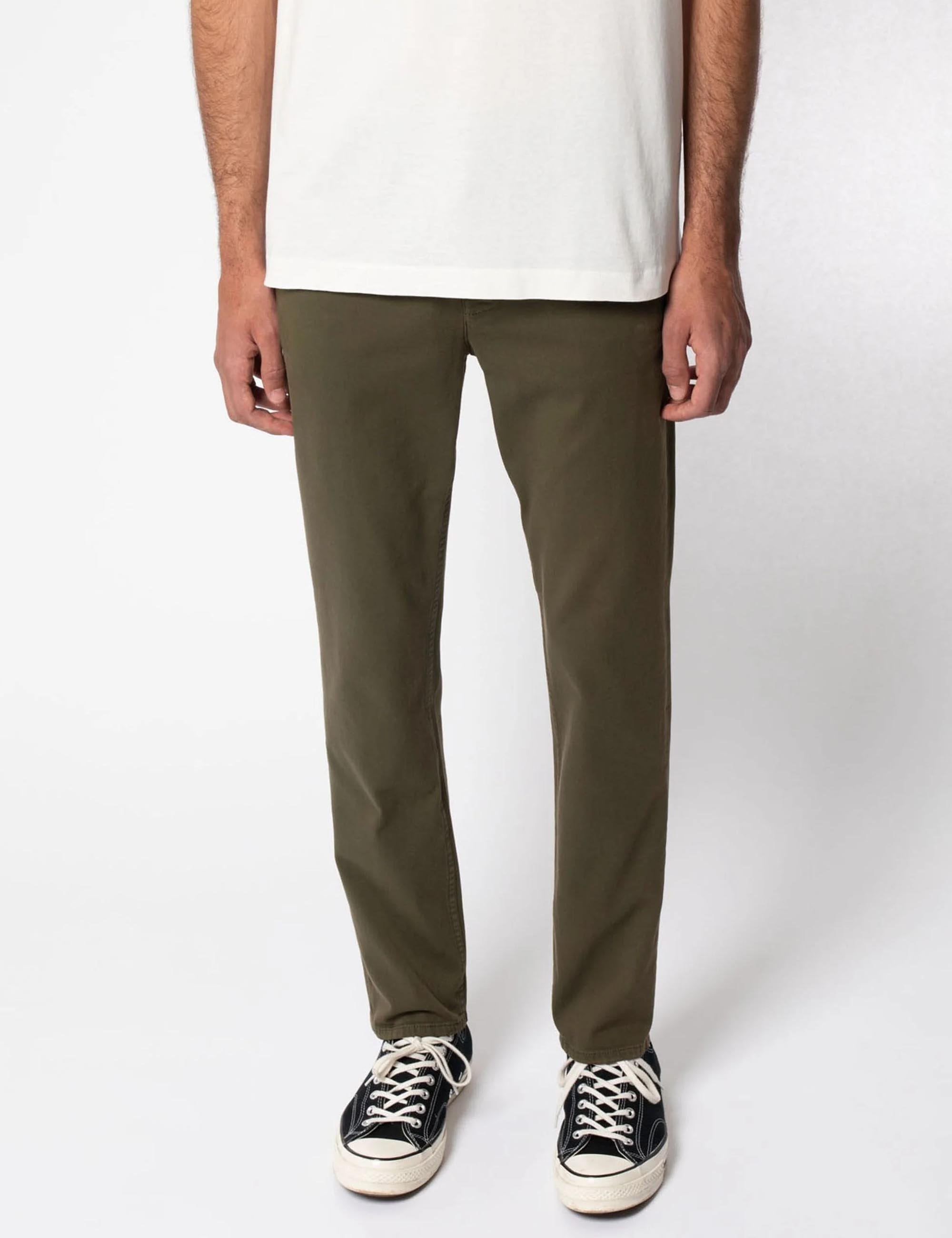 Easy Alvin Chino Trouser - Olive