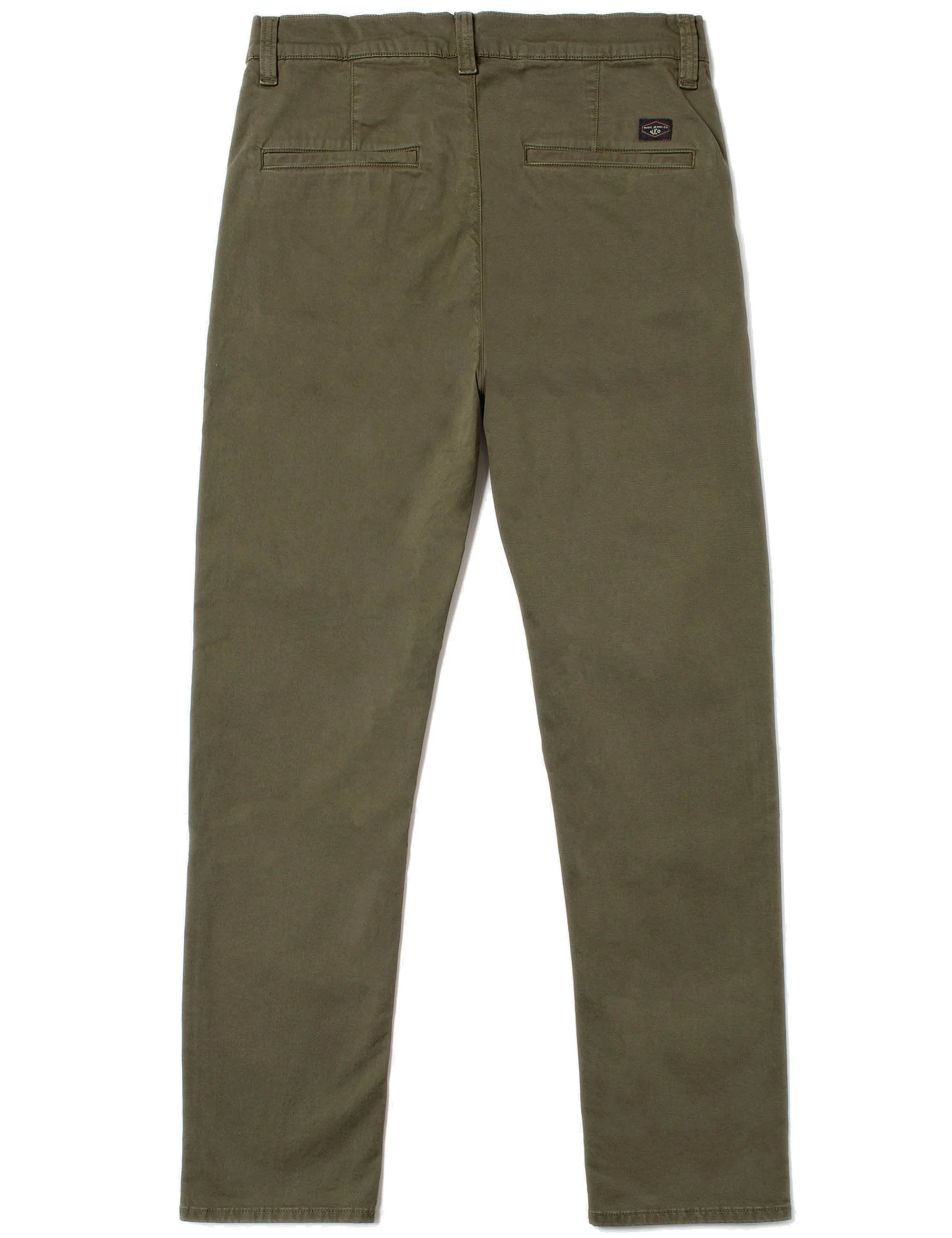 Nudie Jeans Easy Alvin Chino Trouser - Olive - Clothing from Fat