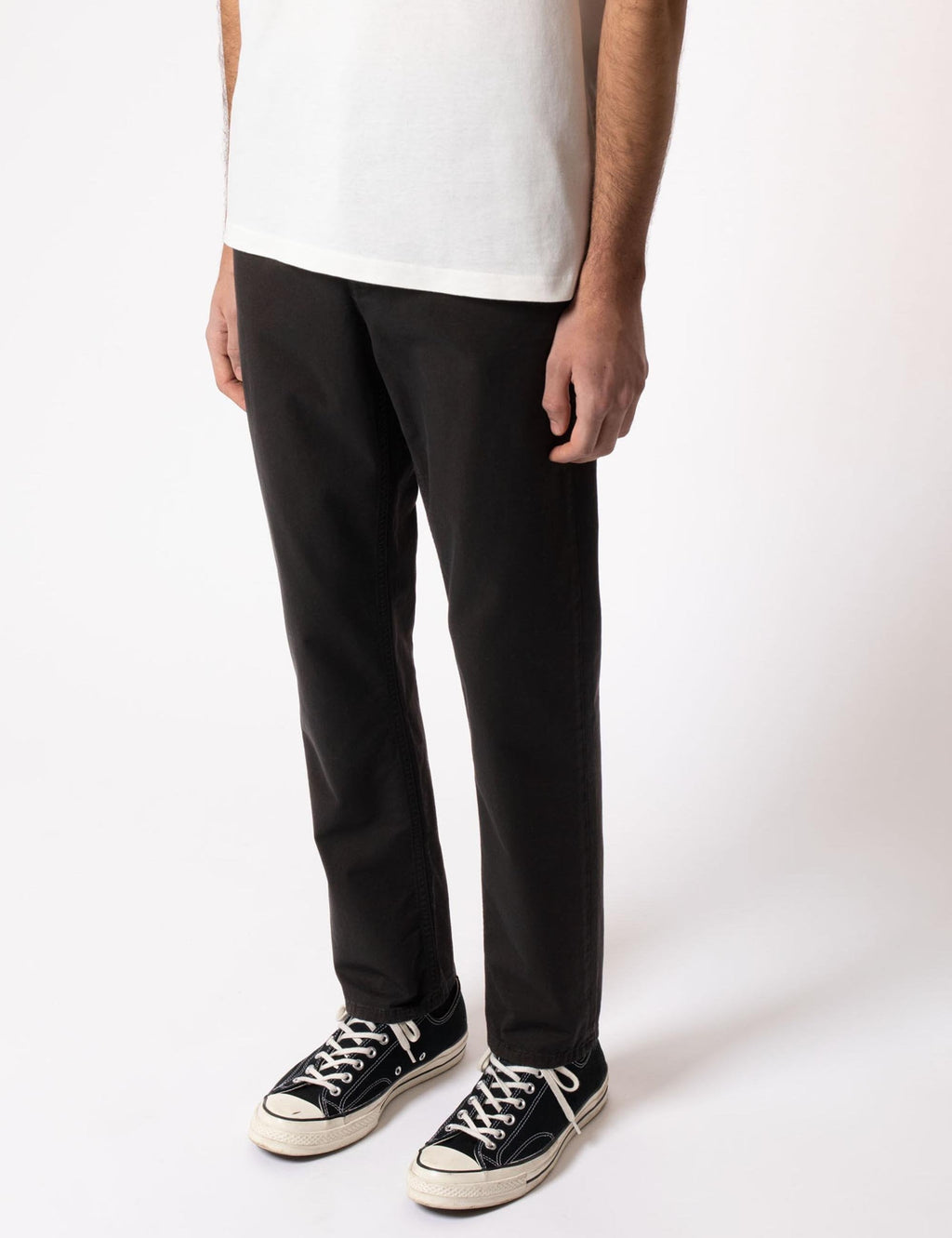 Easy Alvin Chino Trouser - Black