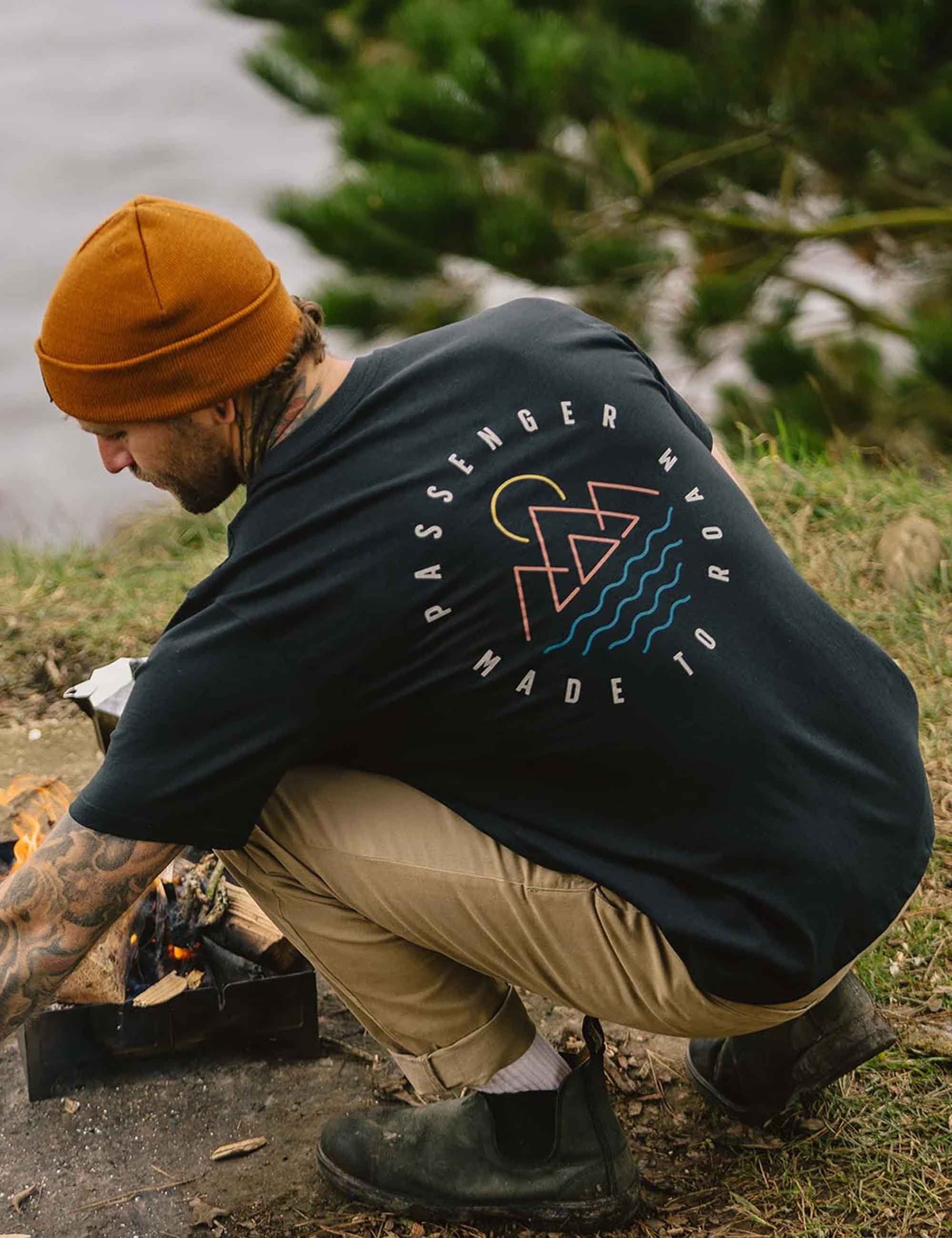 Escapism Recycled Cotton T-Shirt - Black