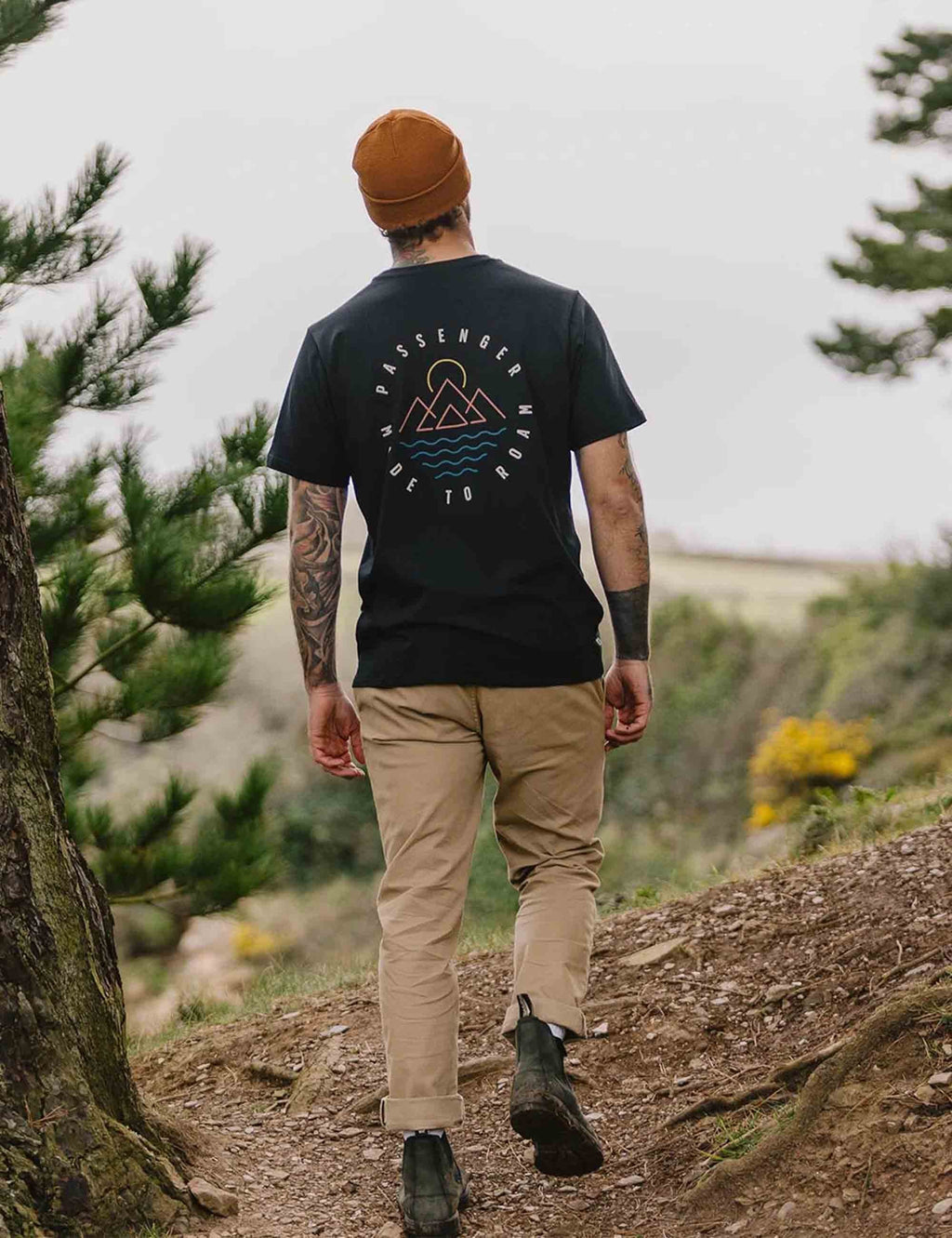 Escapism Recycled Cotton T-Shirt - Black