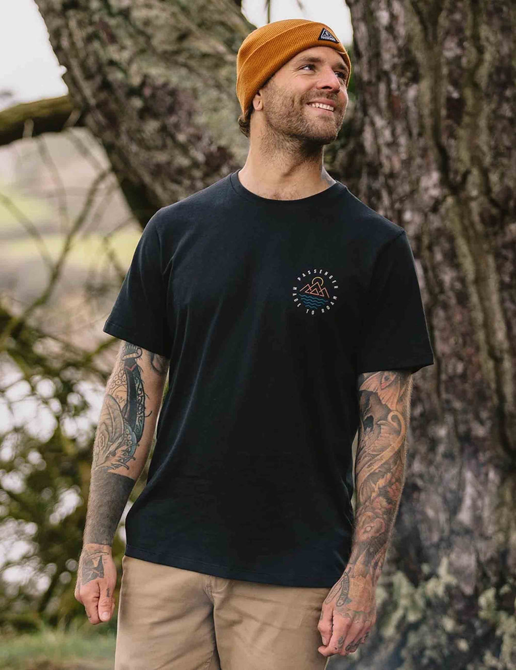 Escapism Recycled Cotton T-Shirt - Black