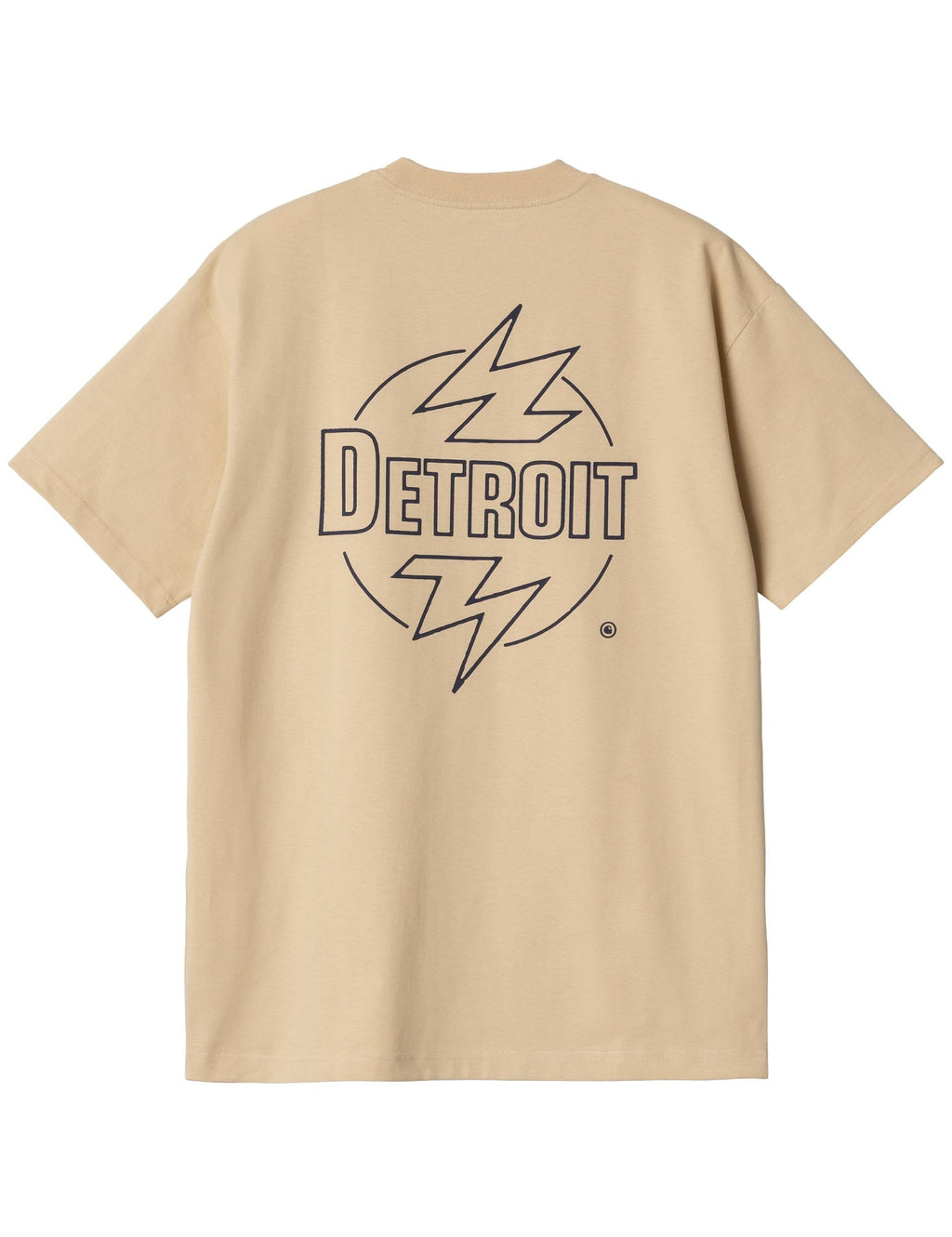 Ablaze T-Shirt - Cornsilk/Air Force Blue