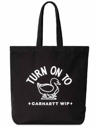 Stamp Tote Bag - Black/White