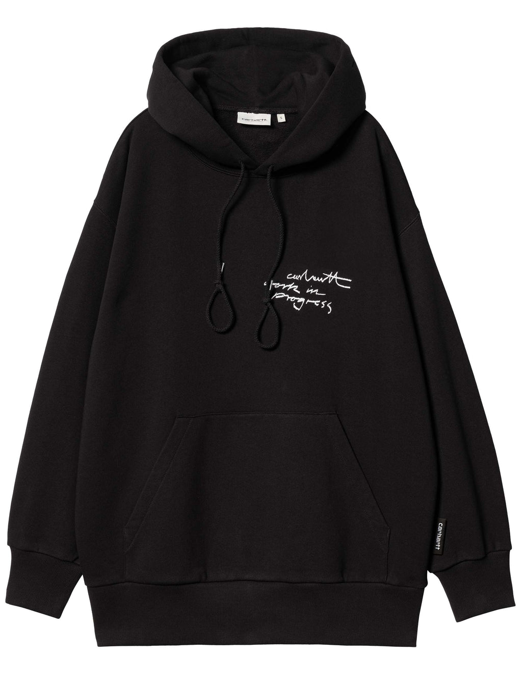 Women's Lips Hooded Sweat - Black