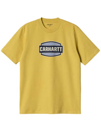 Press Script T-Shirt - Golden Olive