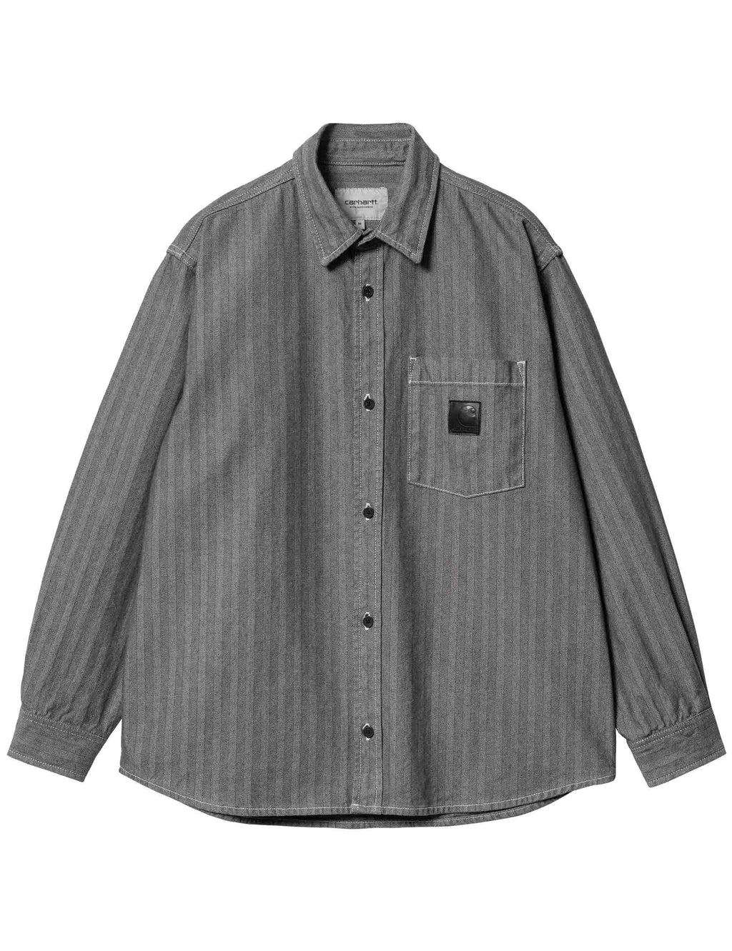 Menard Shirt Jacket - Grey Rinsed