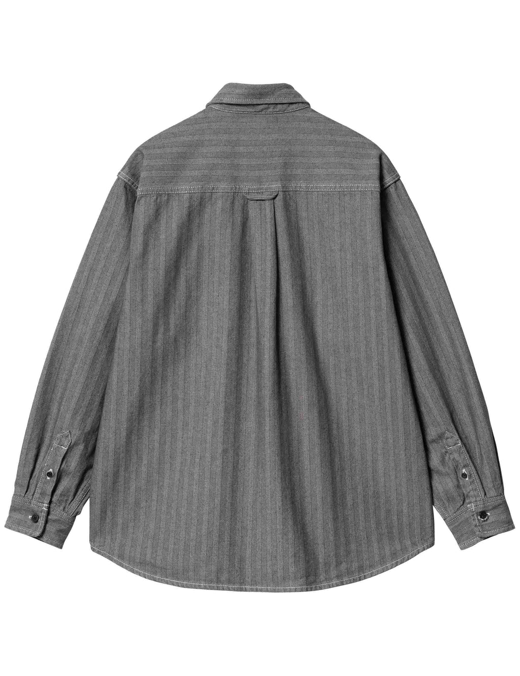 Menard Shirt Jacket - Grey Rinsed