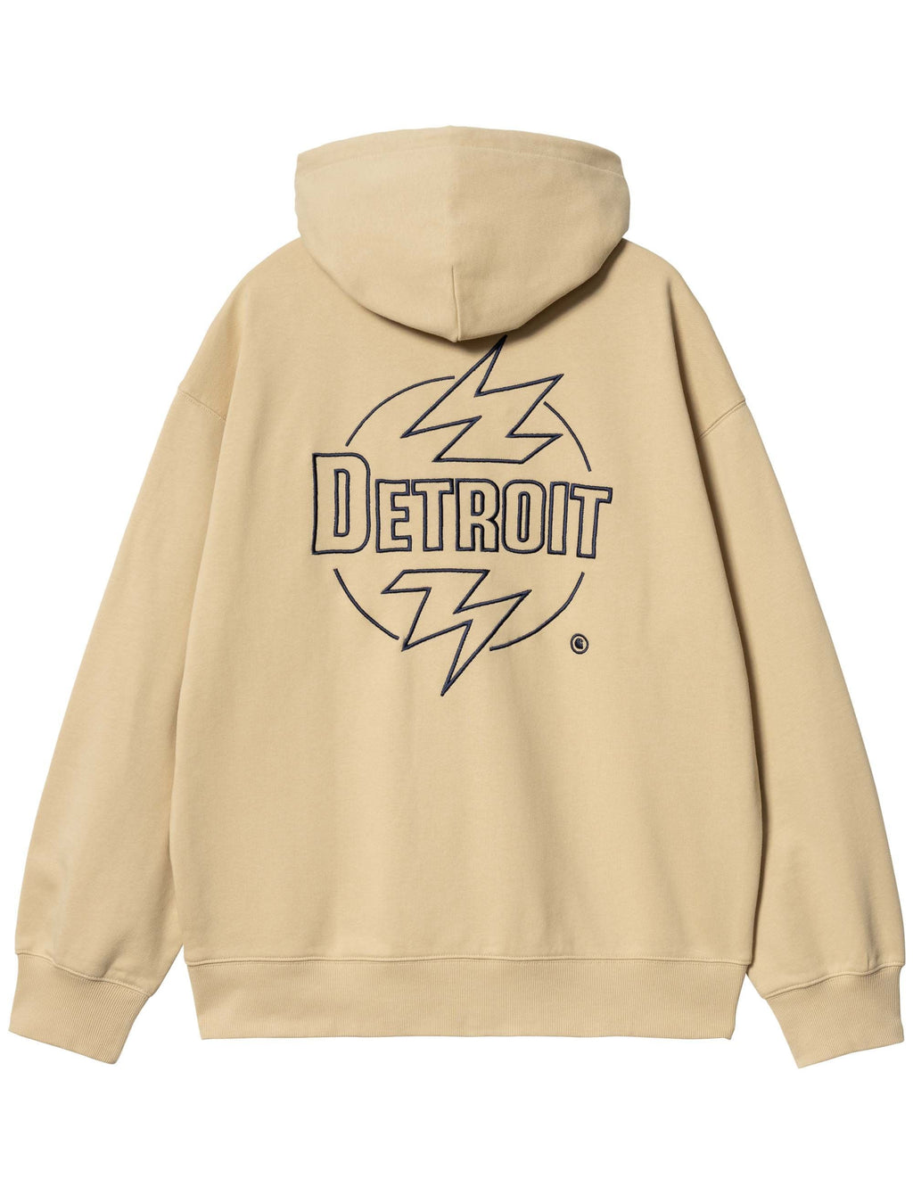 Ablaze Hooded Jacket - Cornsilk/Air Force Blue