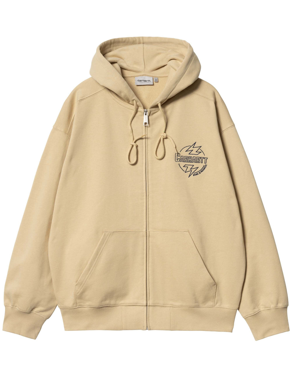 Ablaze Hooded Jacket - Cornsilk/Air Force Blue