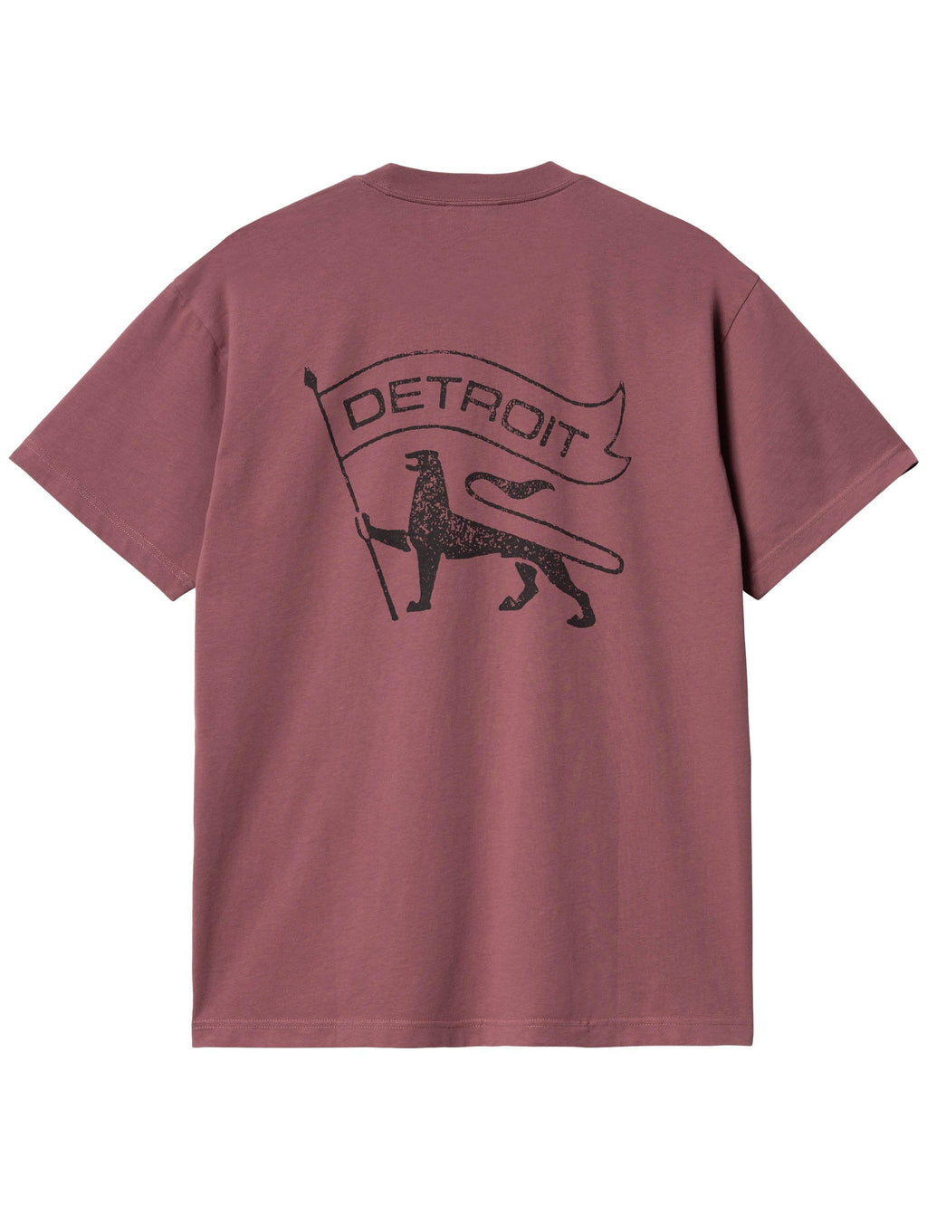 Stamp T-Shirt - Dusty Fuchsia/Black