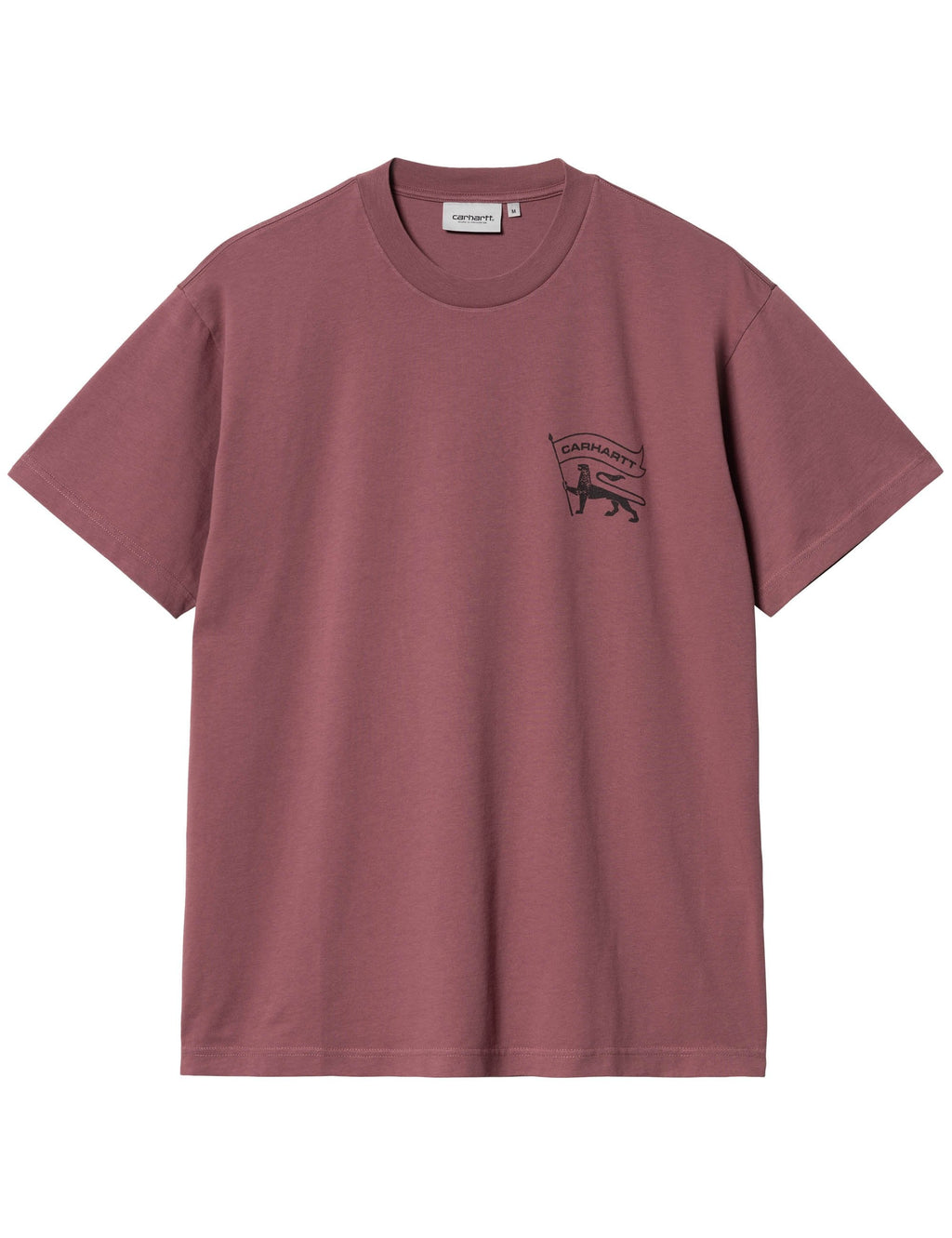 Stamp T-Shirt - Dusty Fuchsia/Black