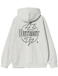 Ablaze Hooded Jacket - Ash Heather/Black