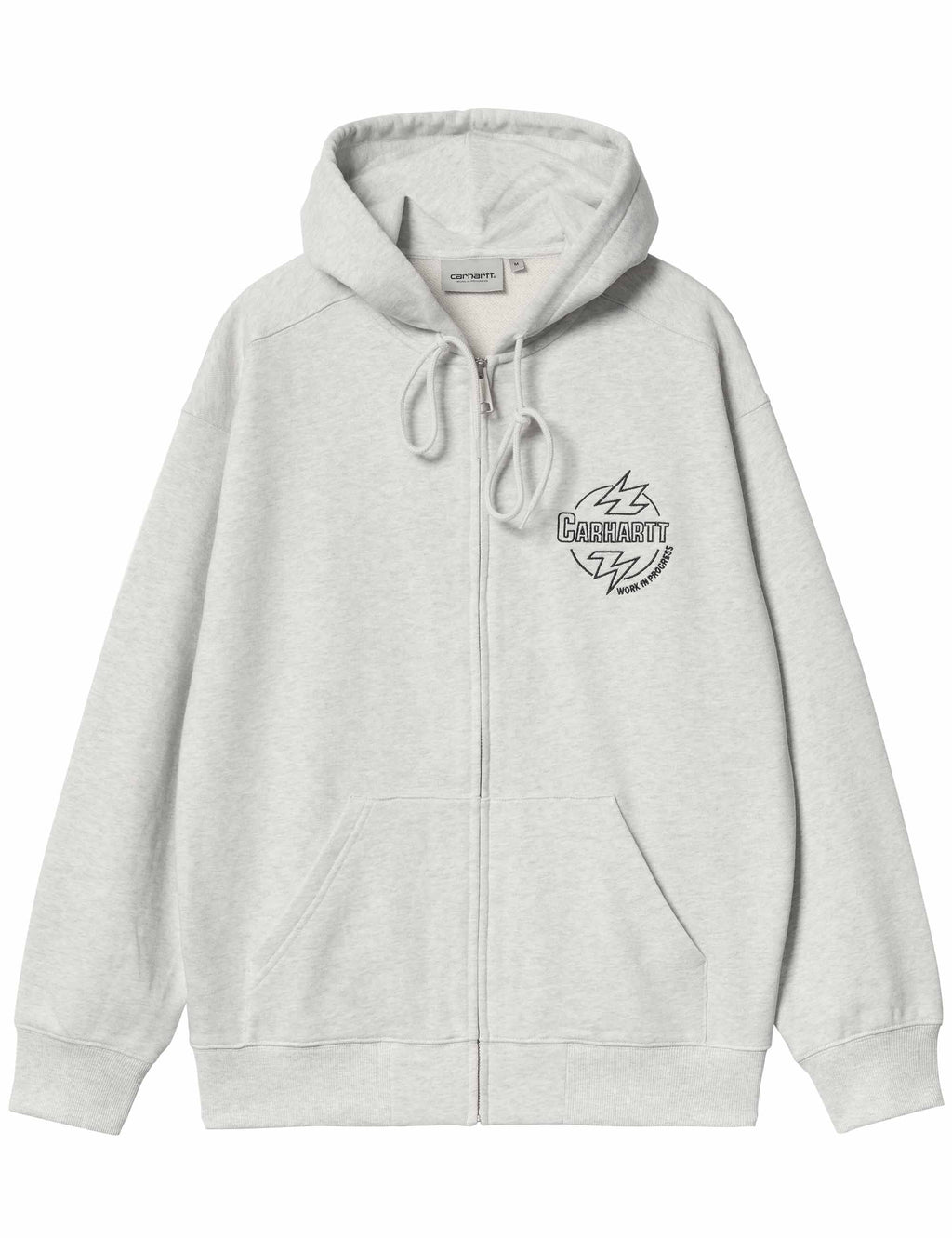 Ablaze Hooded Jacket - Ash Heather/Black
