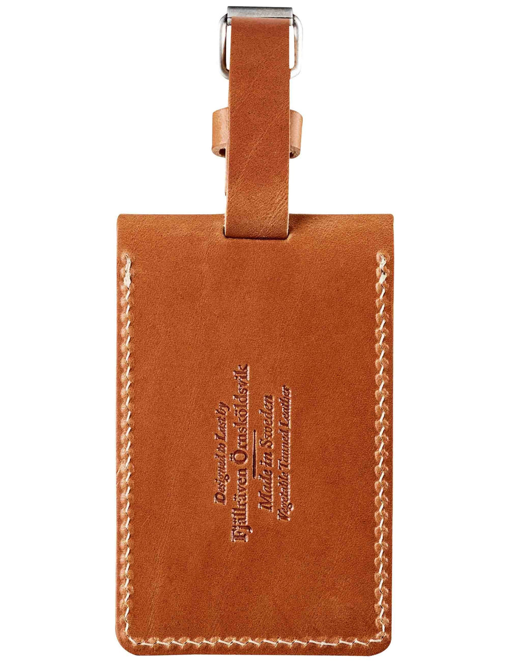 Ovik Leather Luggage Tag - Cognac