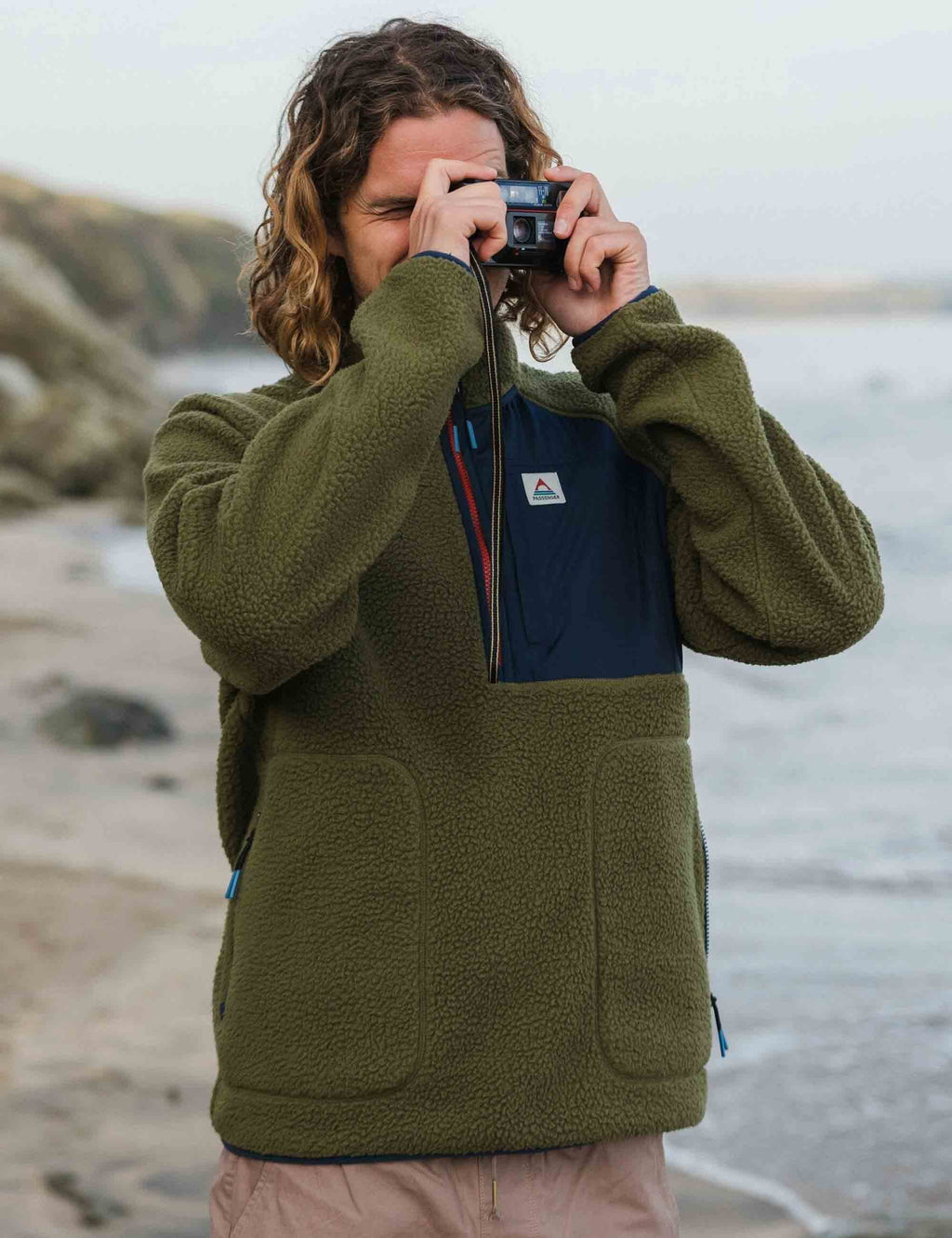 Offgrid 2.0 1/2 Zip Sherpa Fleece - Khaki