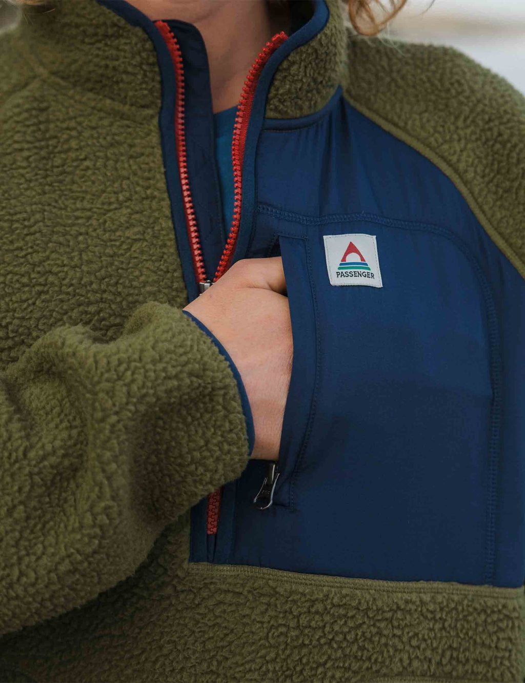 Offgrid 2.0 1/2 Zip Sherpa Fleece - Khaki