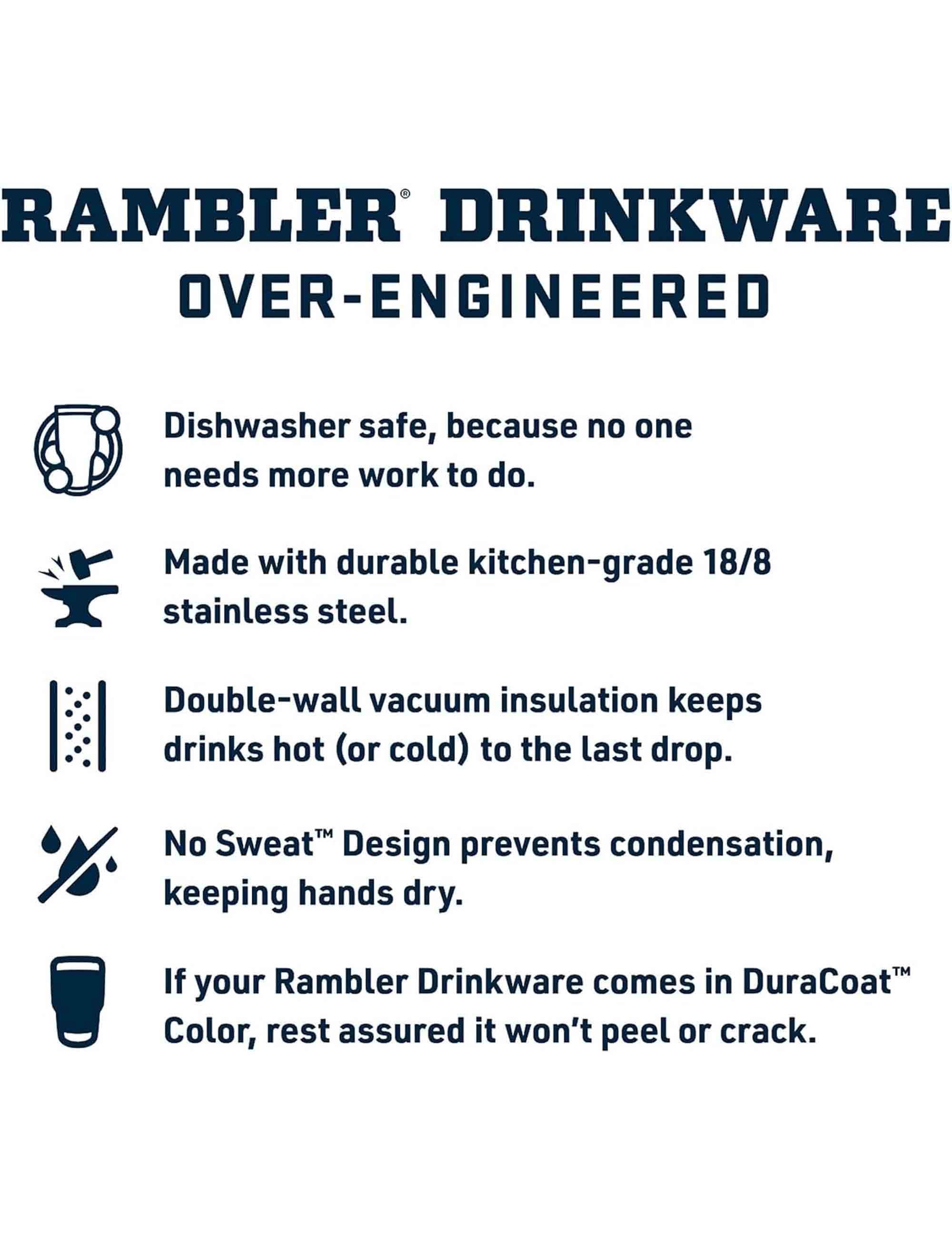 YETI Rambler Stackable Lowball 10oz (296ml) - White