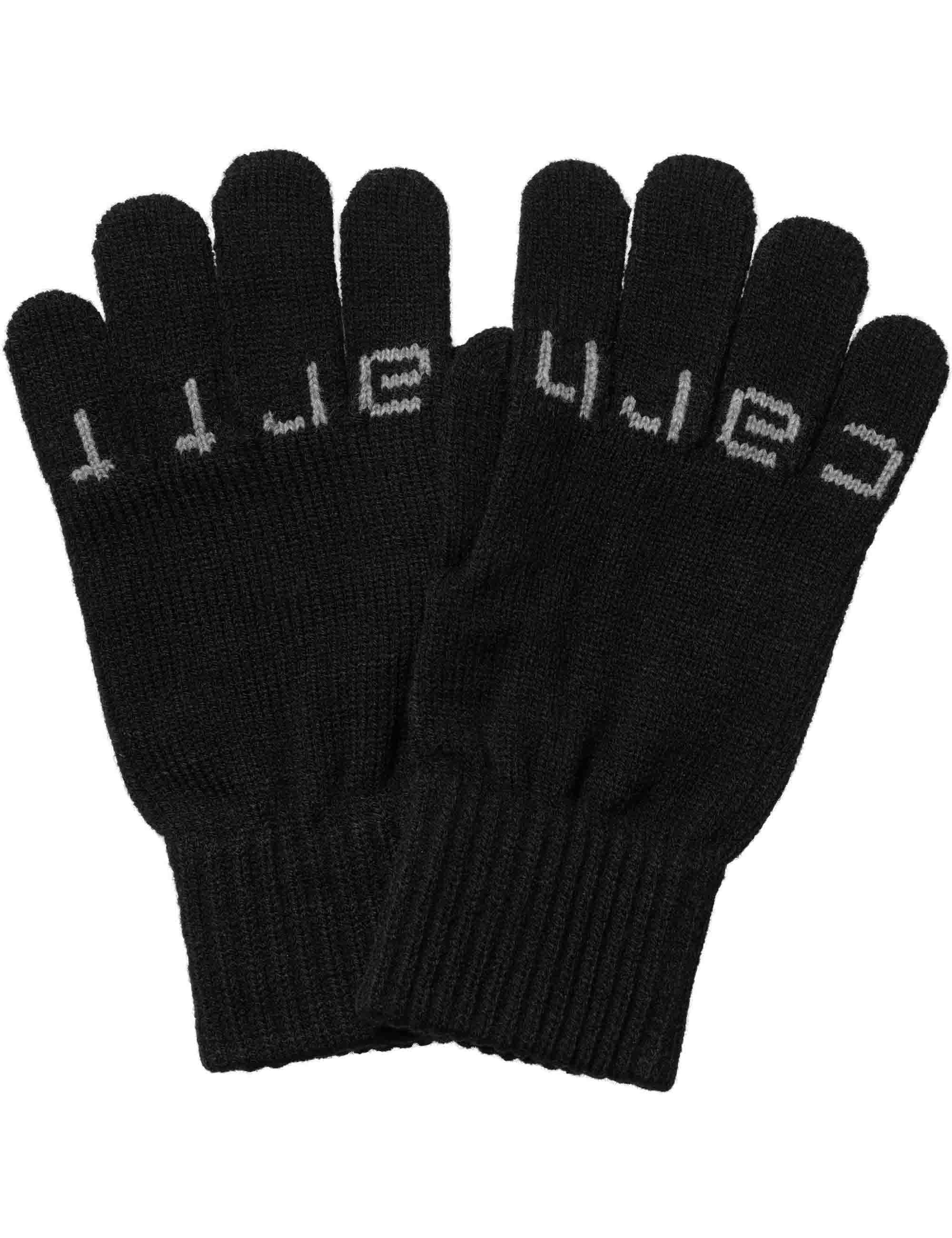 Carhartt WIP Script Gloves - Black/Grey Heather - Accessories from