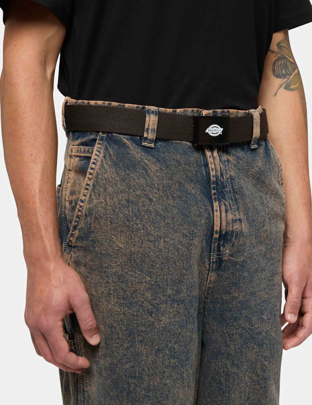 Orcut Canvas Web Belt - Dark Brown