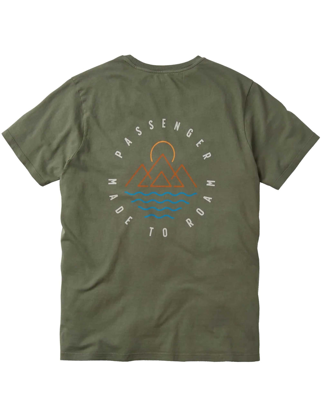 Escapism Recycled Cotton T-Shirt - Dusty Olive