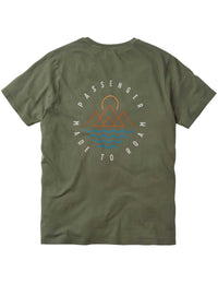 Escapism Recycled Cotton T-Shirt - Dusty Olive