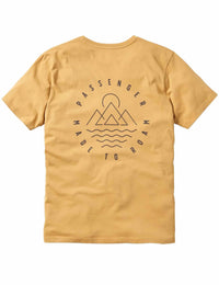 Escapism Recycled Cotton T-Shirt - Mustard Gold