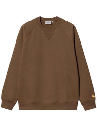 Chase Crew Sweatshirt - Chocolate/Gold