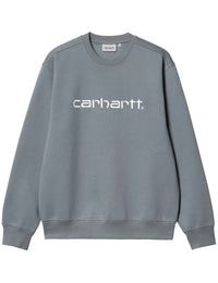 Script Crew Sweatshirt - Dove Grey/Wax