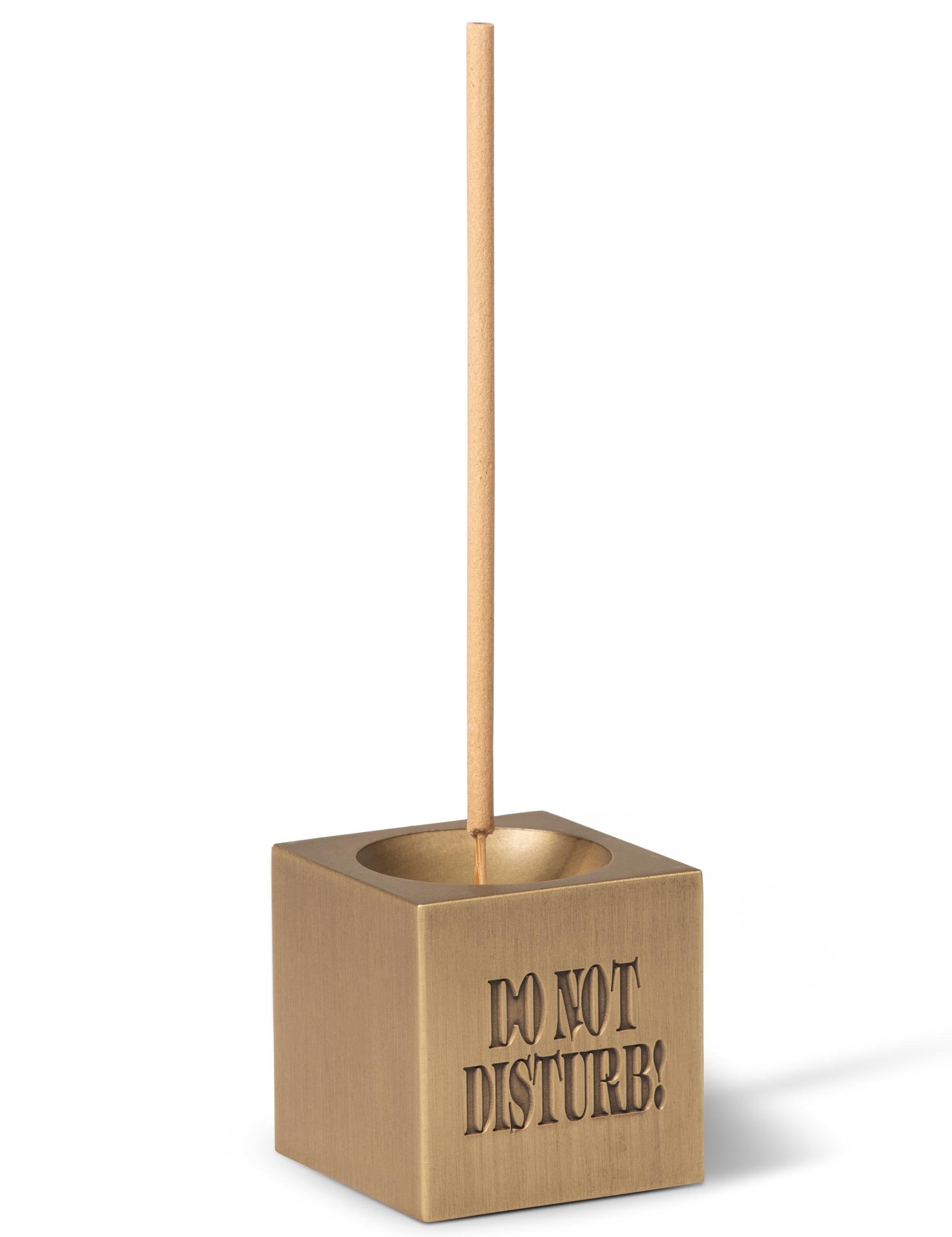 Do Not Disturb Incense Holder - Gold