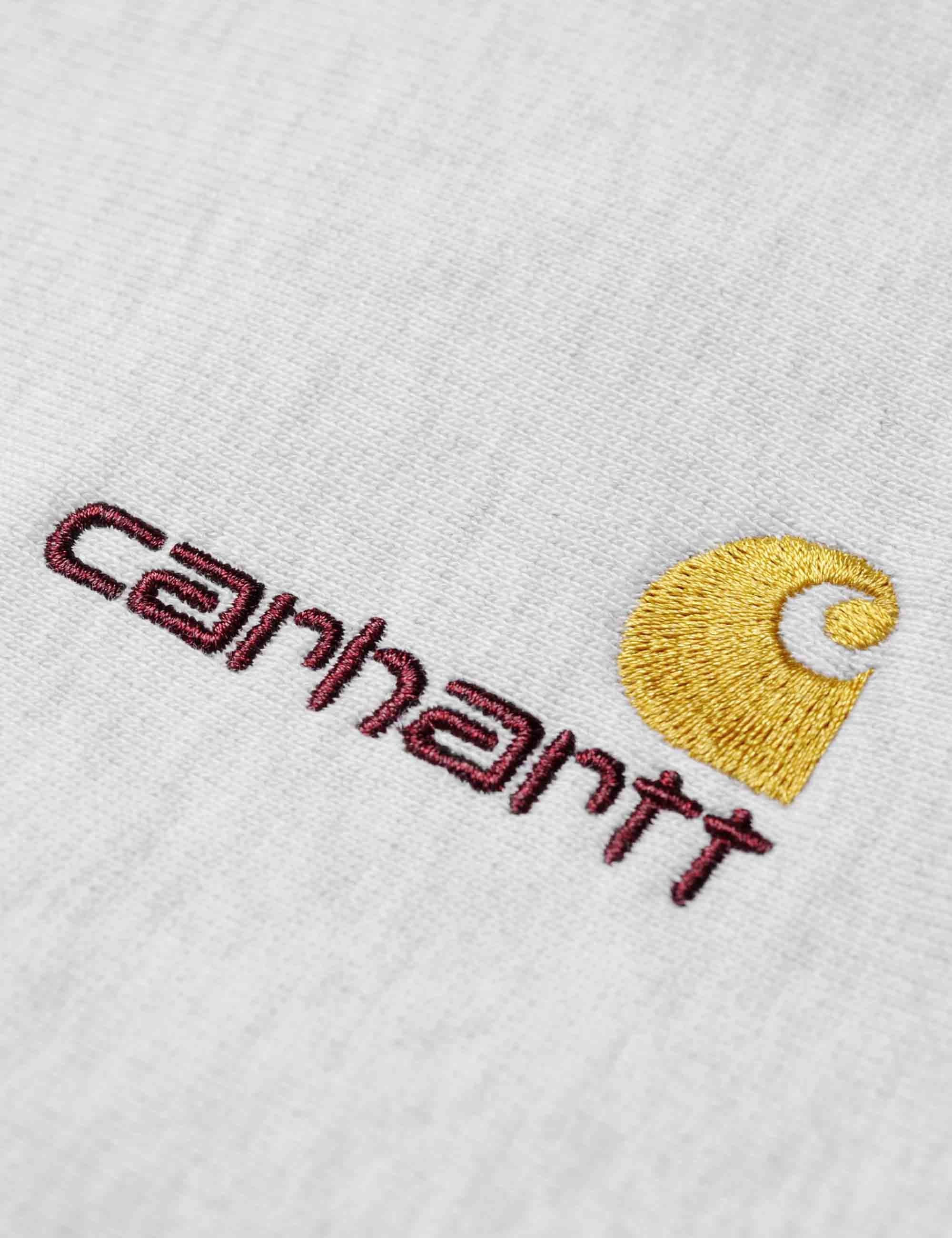 Carhartt WIP American Script Crew Sweat - Ash Heather
