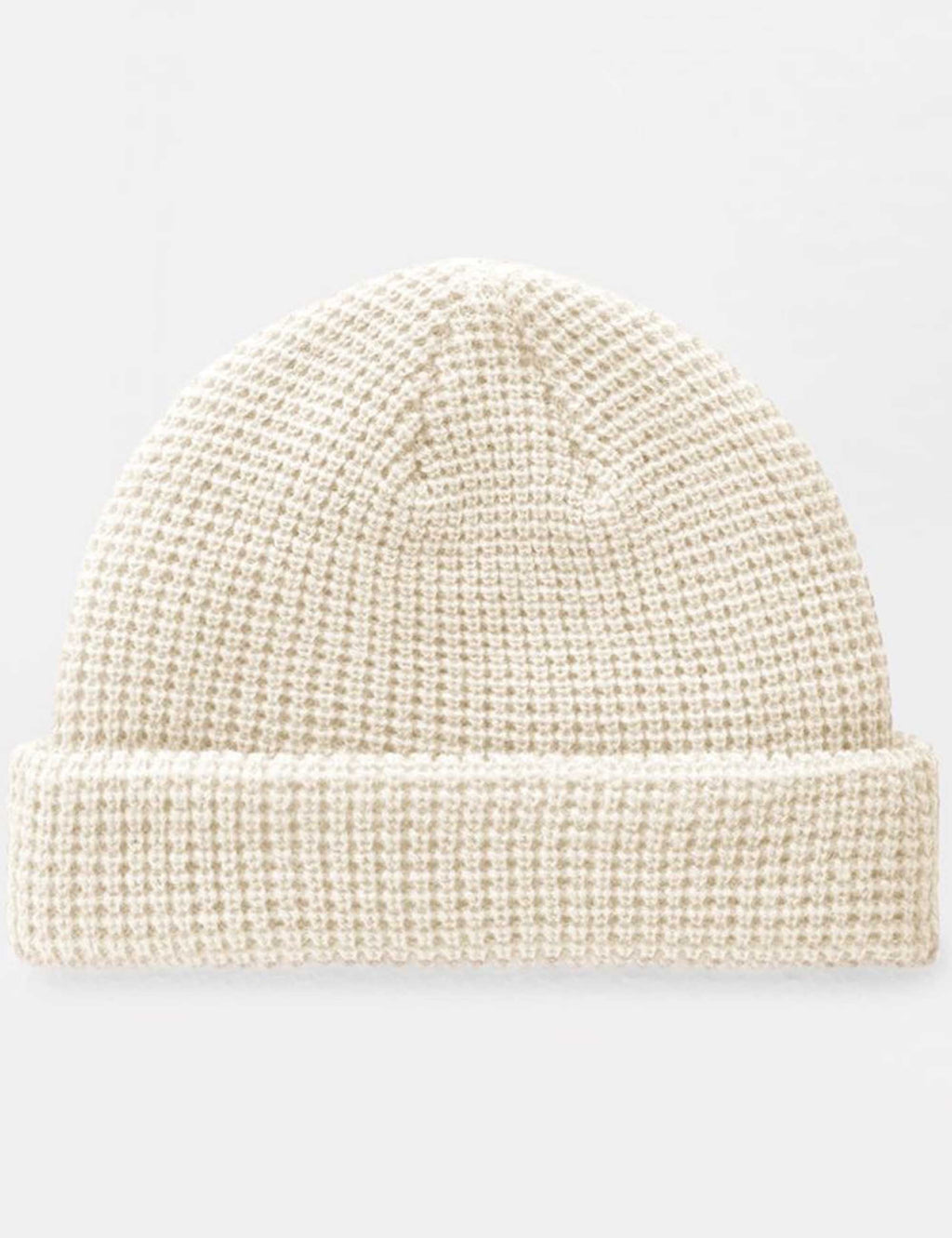 Woodworth Waffle Beanie Hat - Ecru