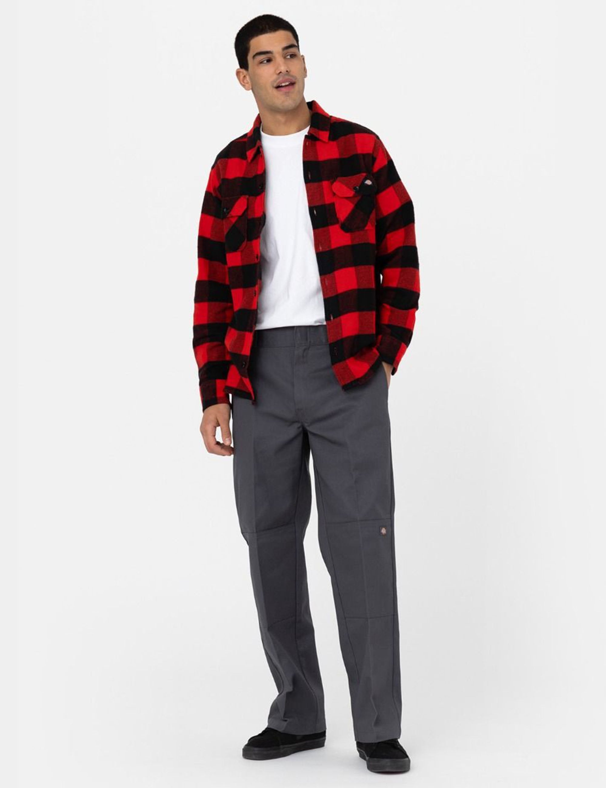 Double Knee Work Pant - Charcoal