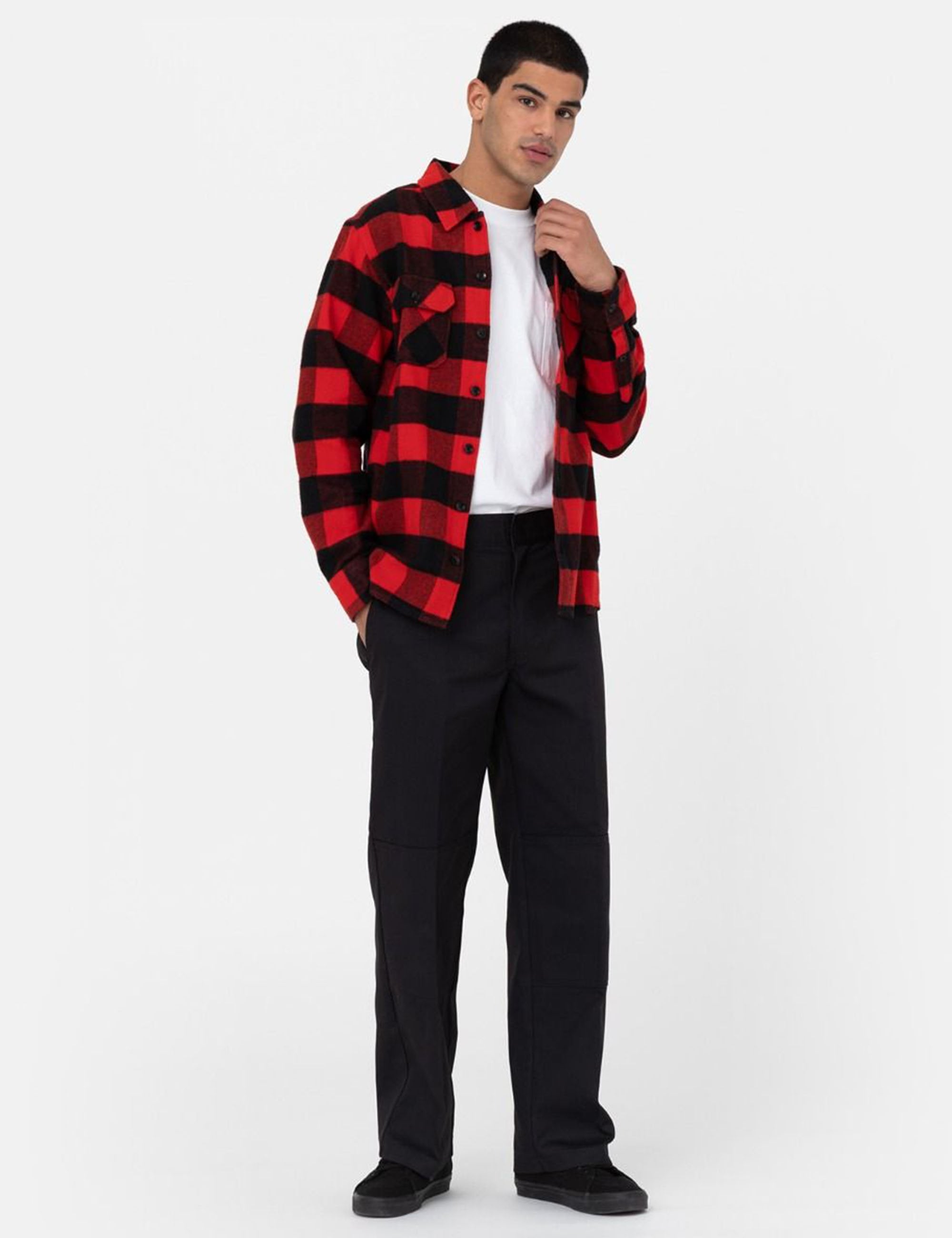 Double Knee Work Pant - Black