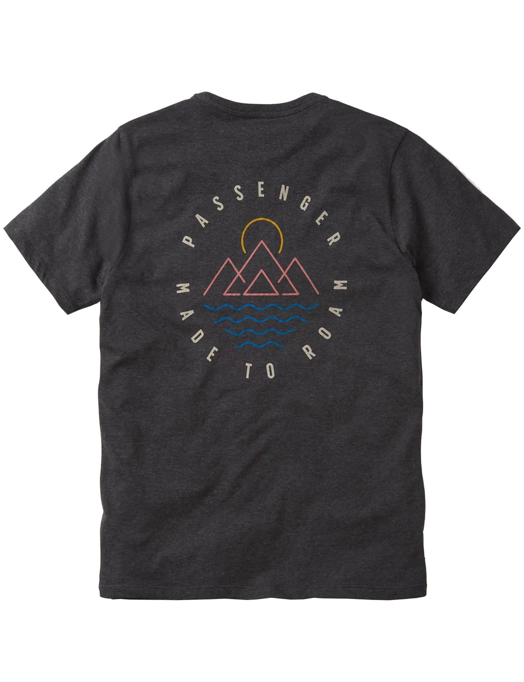 Escapism Recycled Cotton T-Shirt - Charcoal Marl